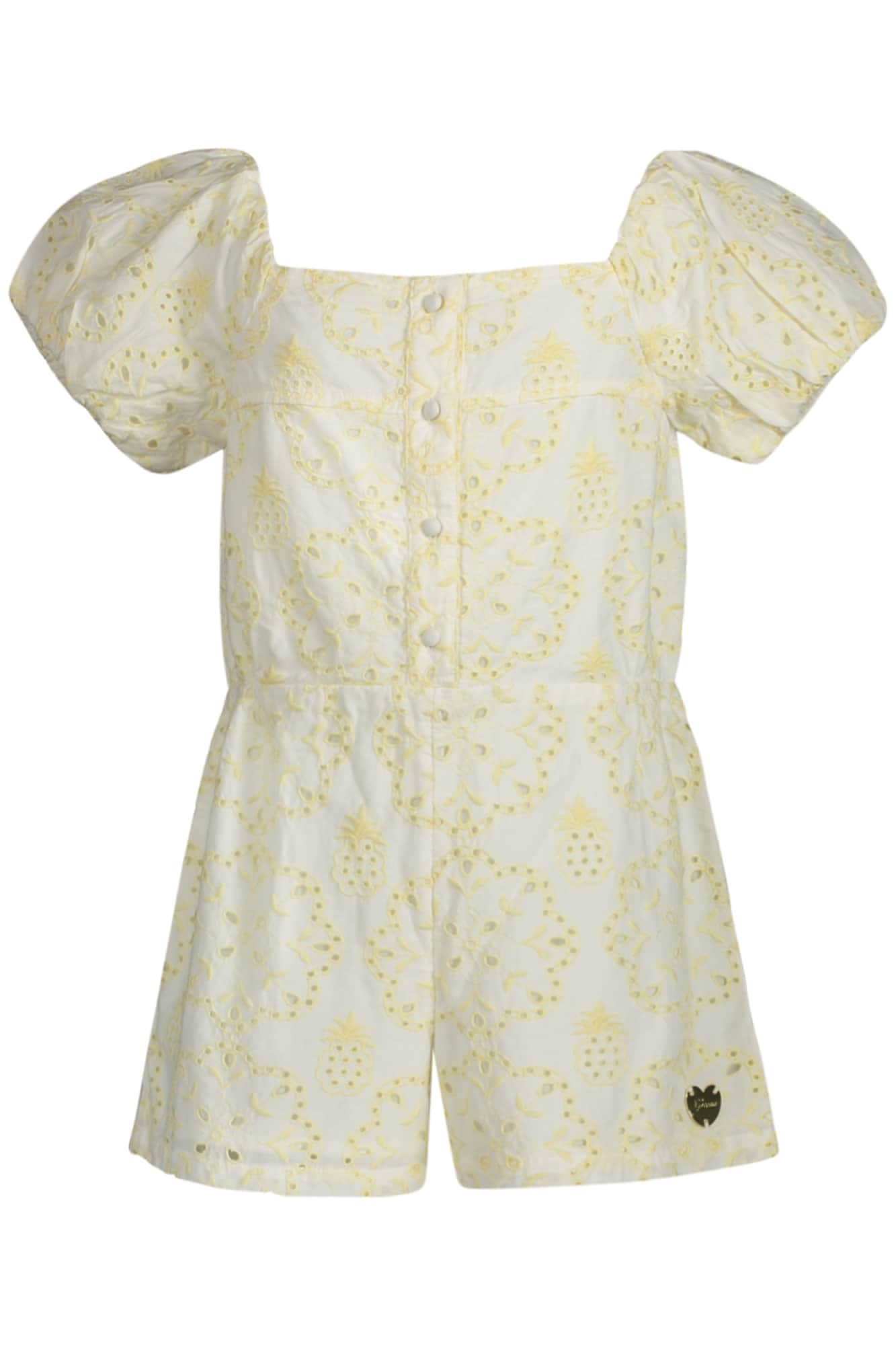 Guess vaqueros corto vestido niña amarillo