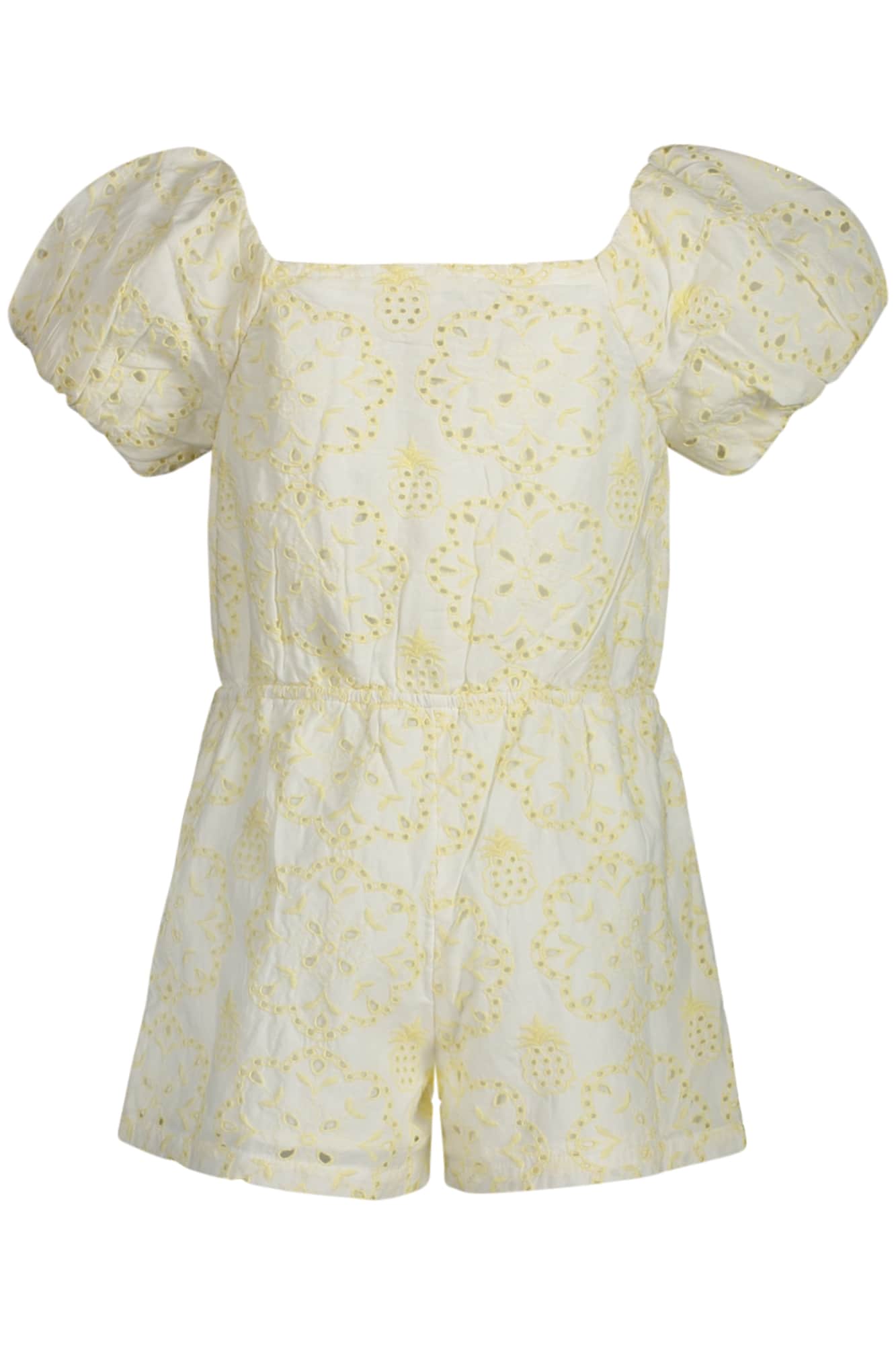Guess vaqueros corto vestido niña amarillo