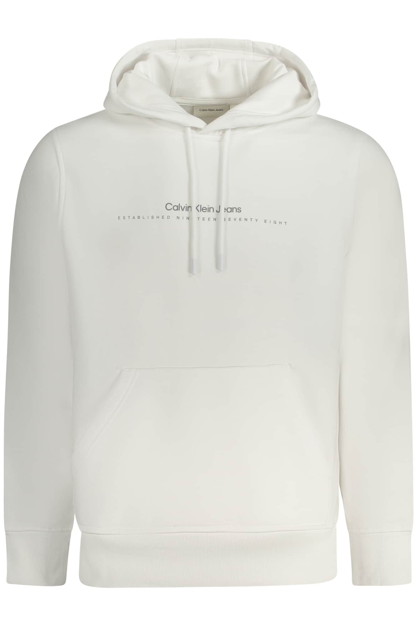 Calvin Klein hombre con cremallera sudadera blanco