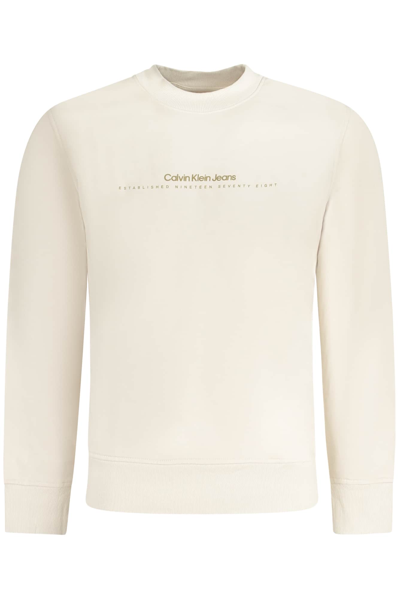 Calvin Klein sudadera sin cremallera hombre beige