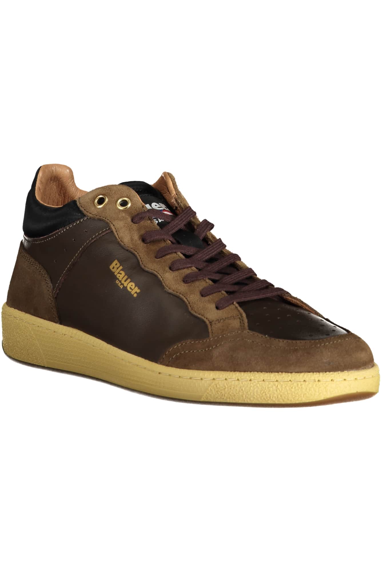 Blauer hombre zapatillas deportivas marrón