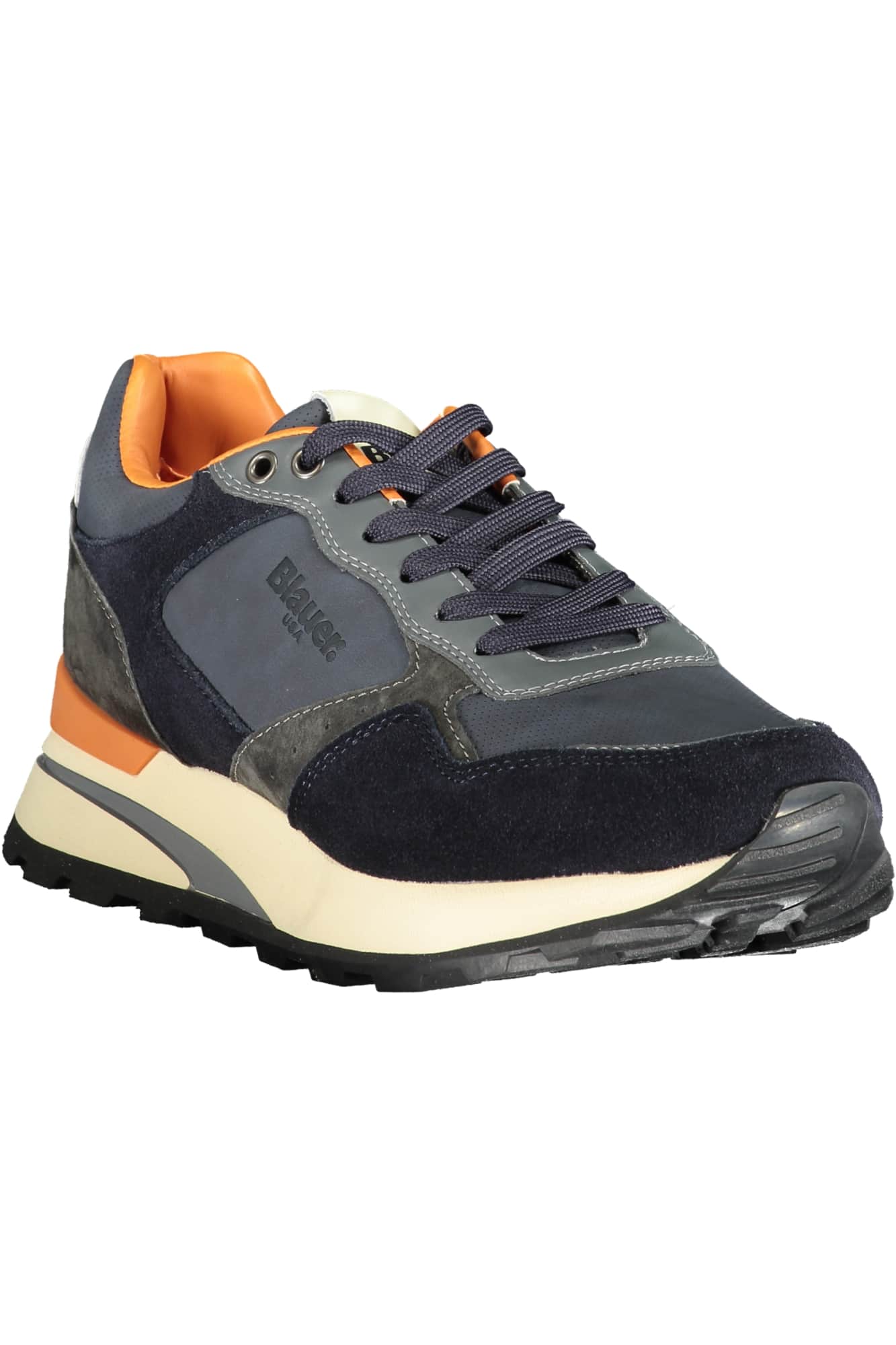 Blauer hombre zapatillas deportivas marrón