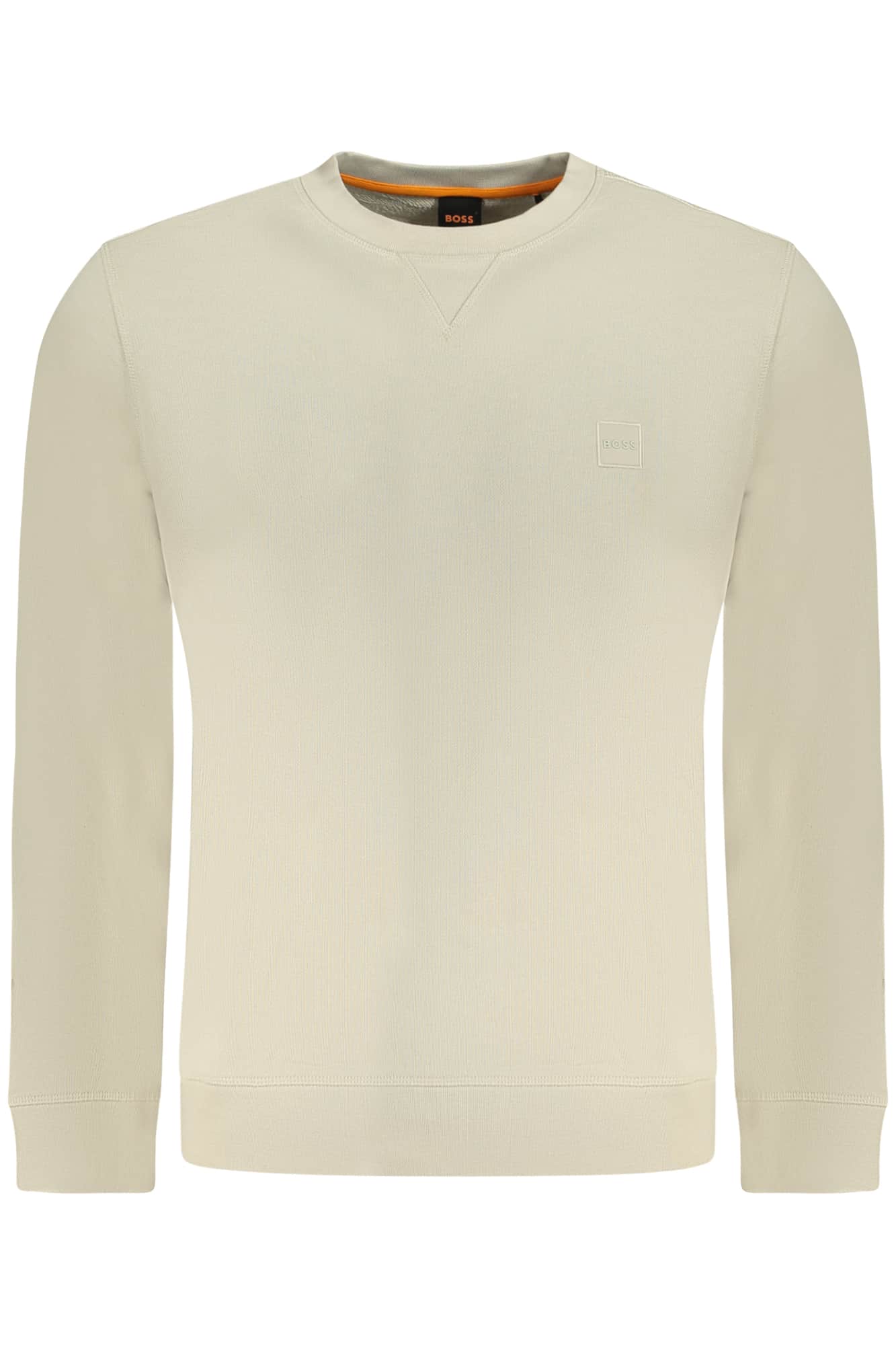 Hugo Boss sudadera sin cremallera hombre beige