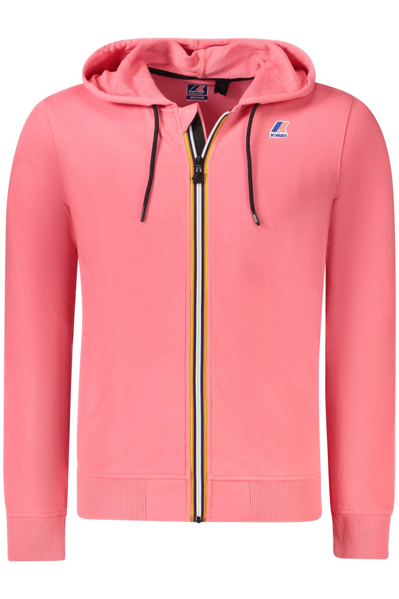 K-Way hombre con cremallera sudadera rosa
