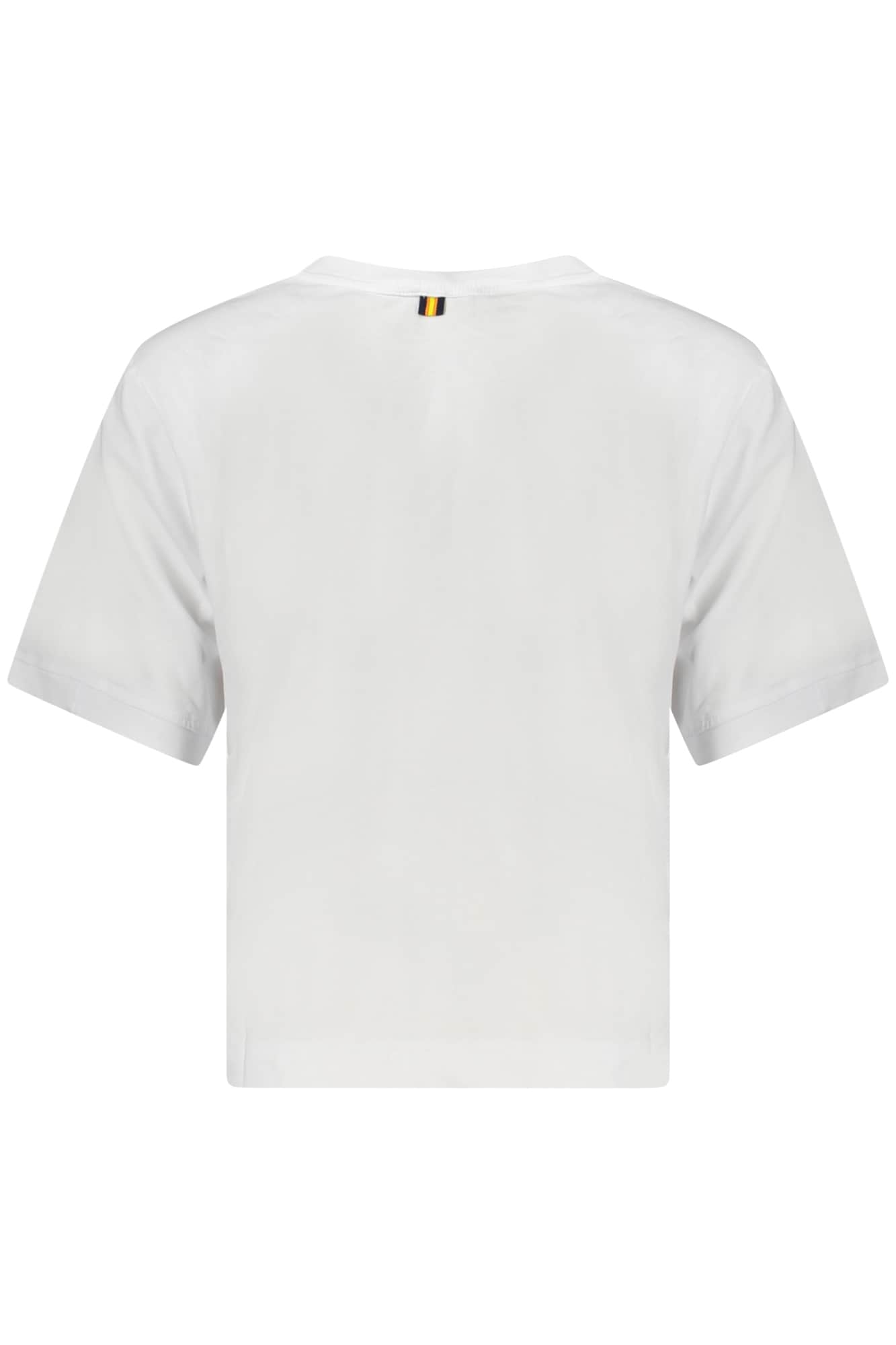 K-Way manga corta t-camisa mujer blanco