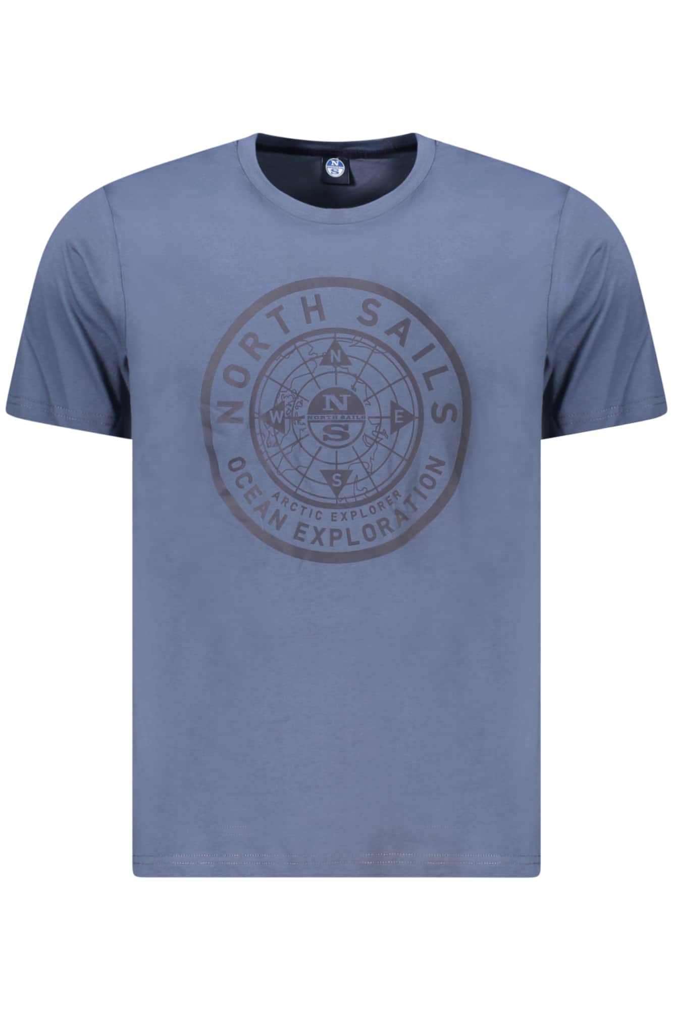 North Sails manga corta t-camisa hombre azul