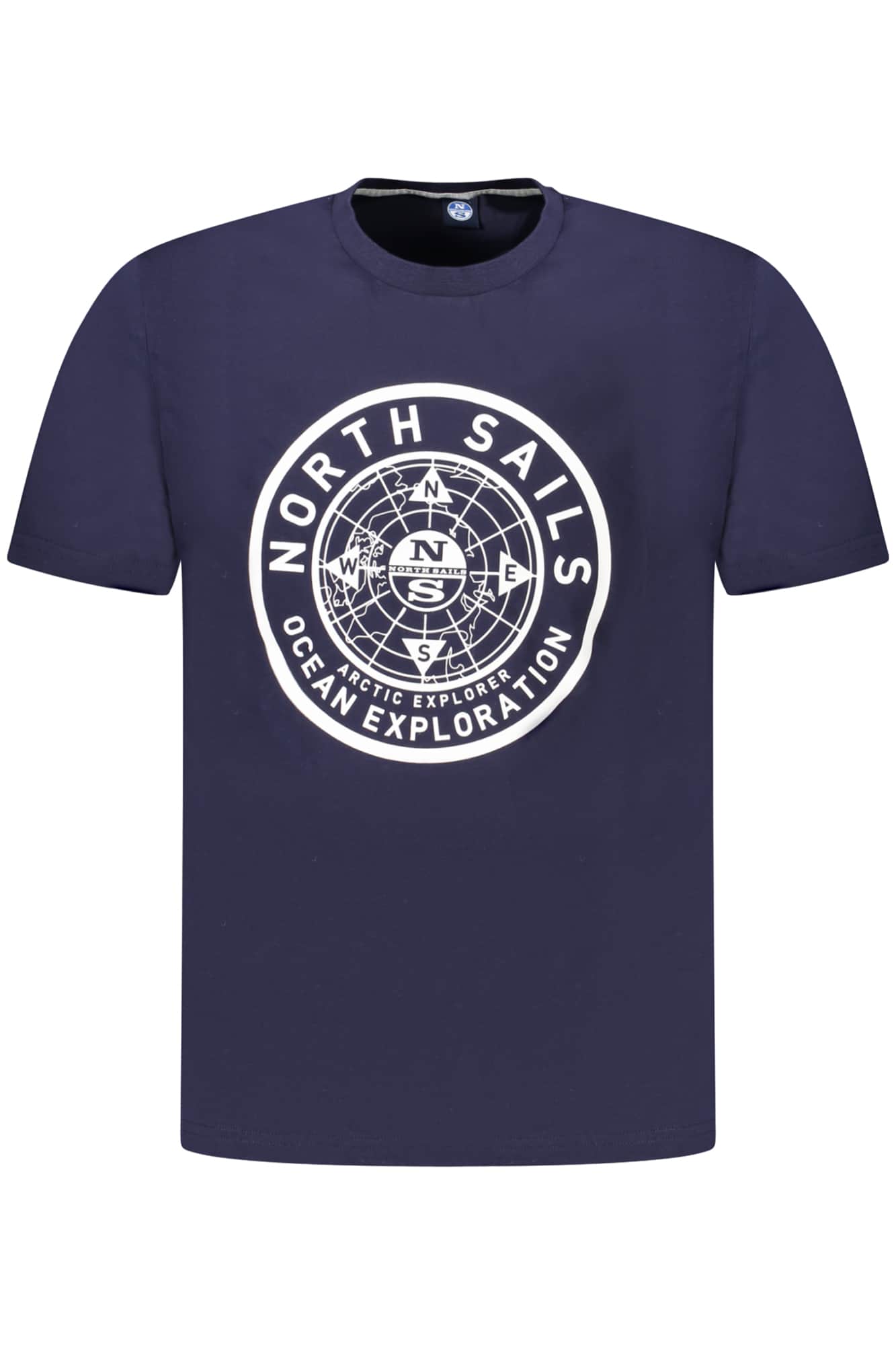 North Sails manga corta t-camisa hombre azul