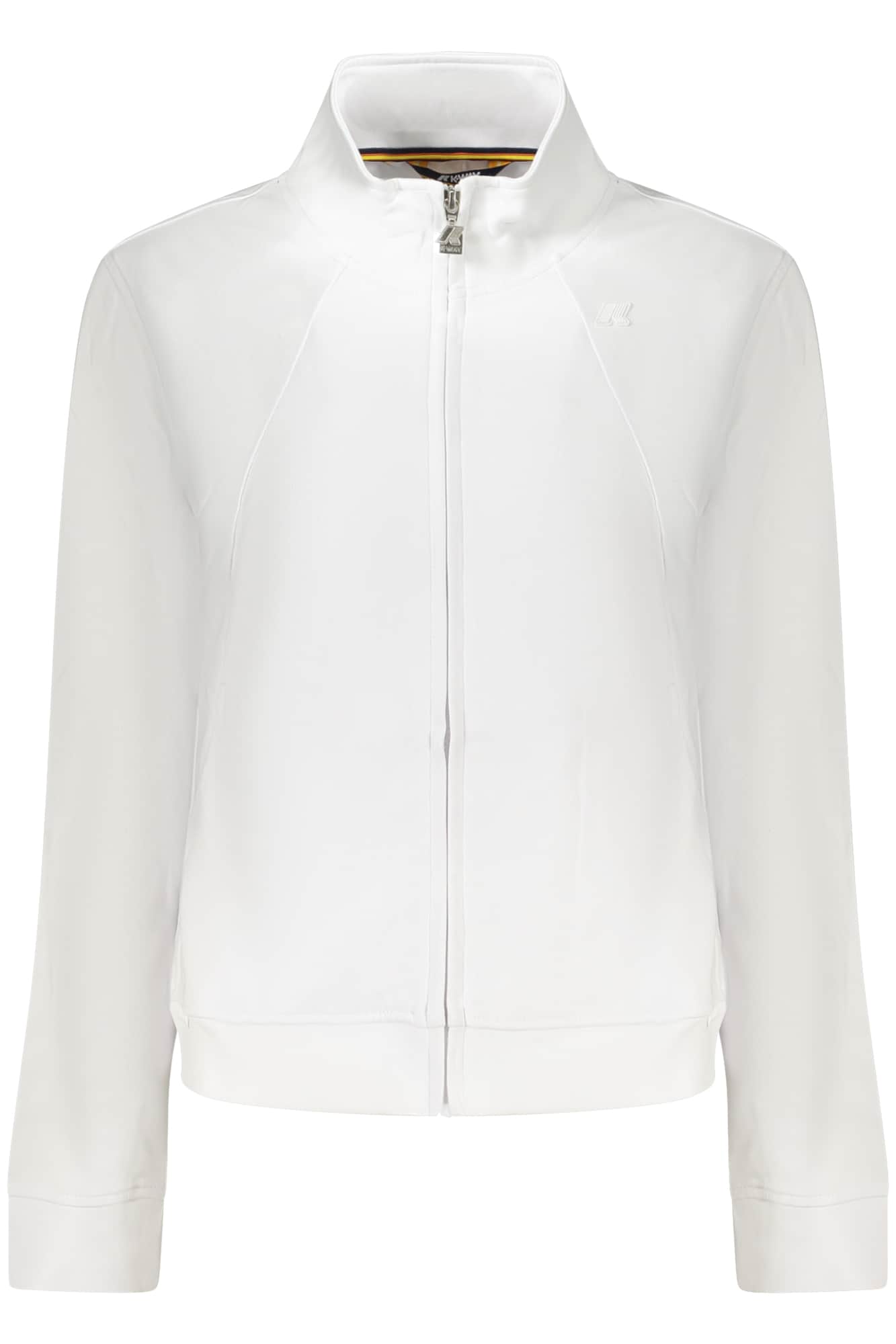 K-Way mujer con cremallera sudadera blanco