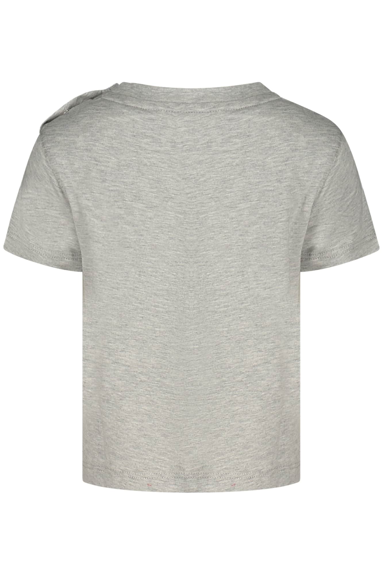 K-Way manga corta t-camisa niños gris