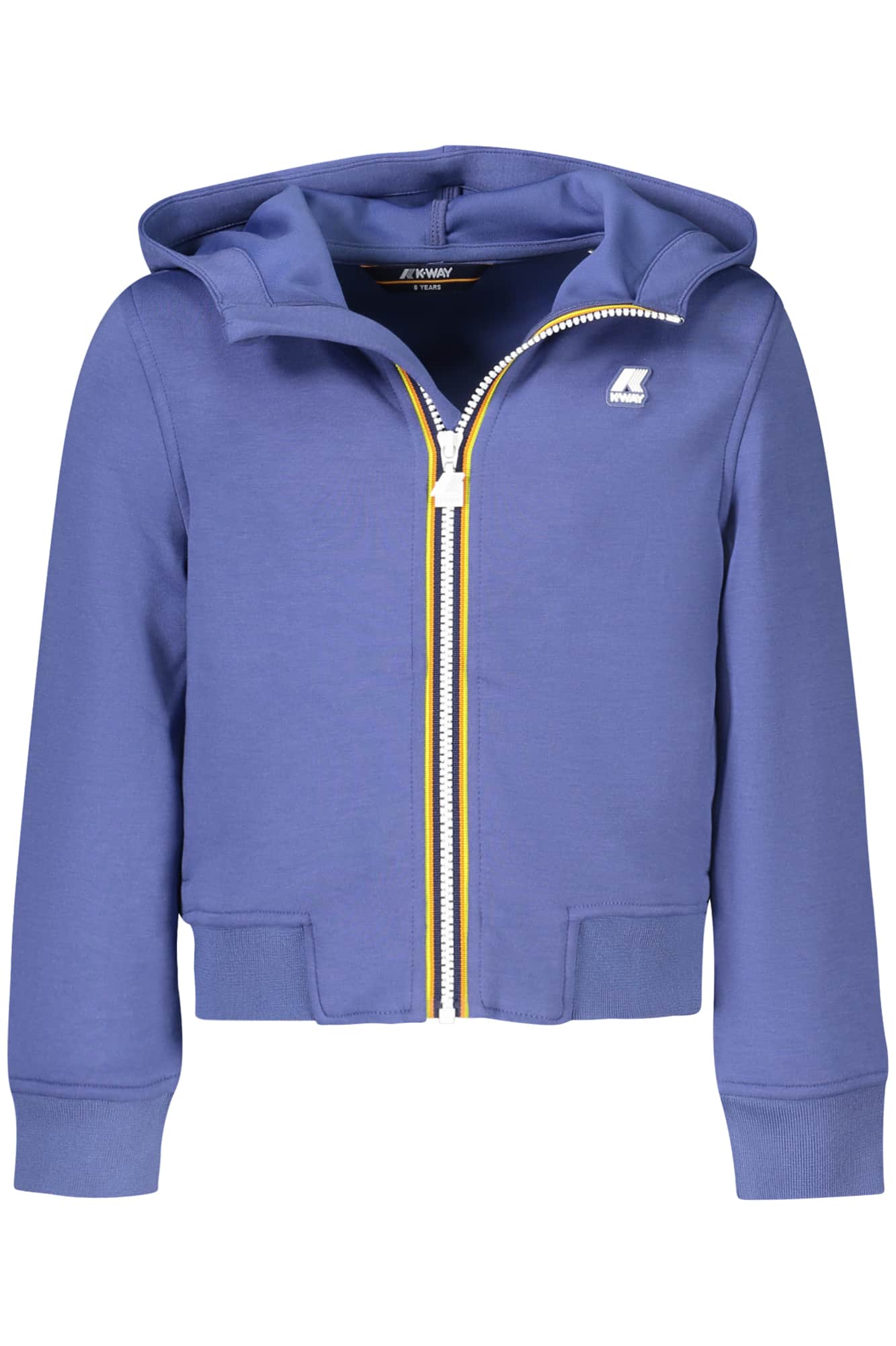 K-Way sudadera con cremallera niño azul