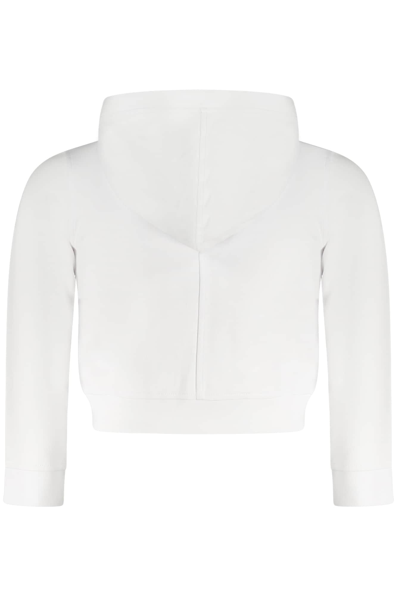 K-Way con cremallera sudadera para niñas blanco