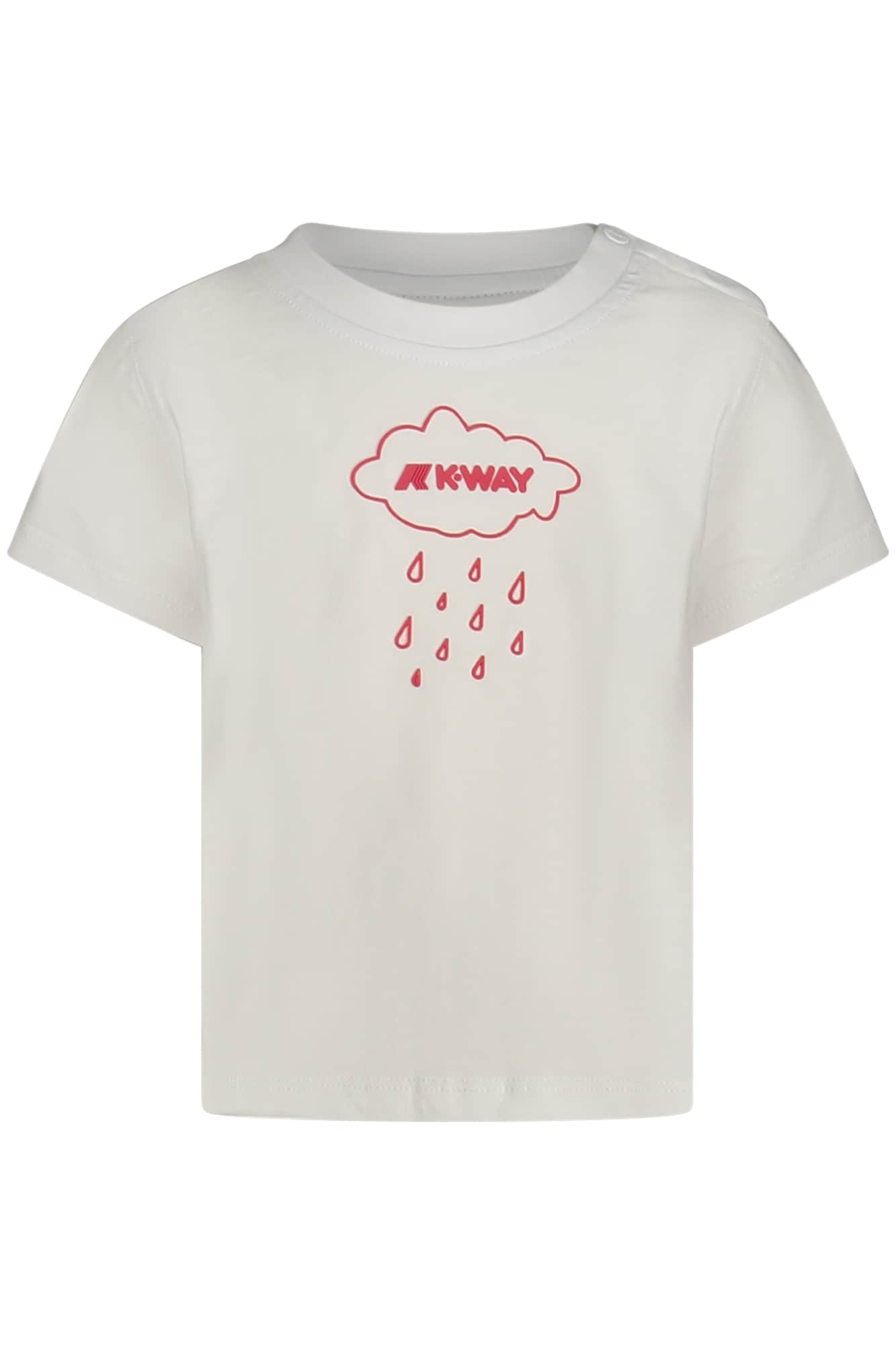 K-Way manga corta t-camisa niña rosa