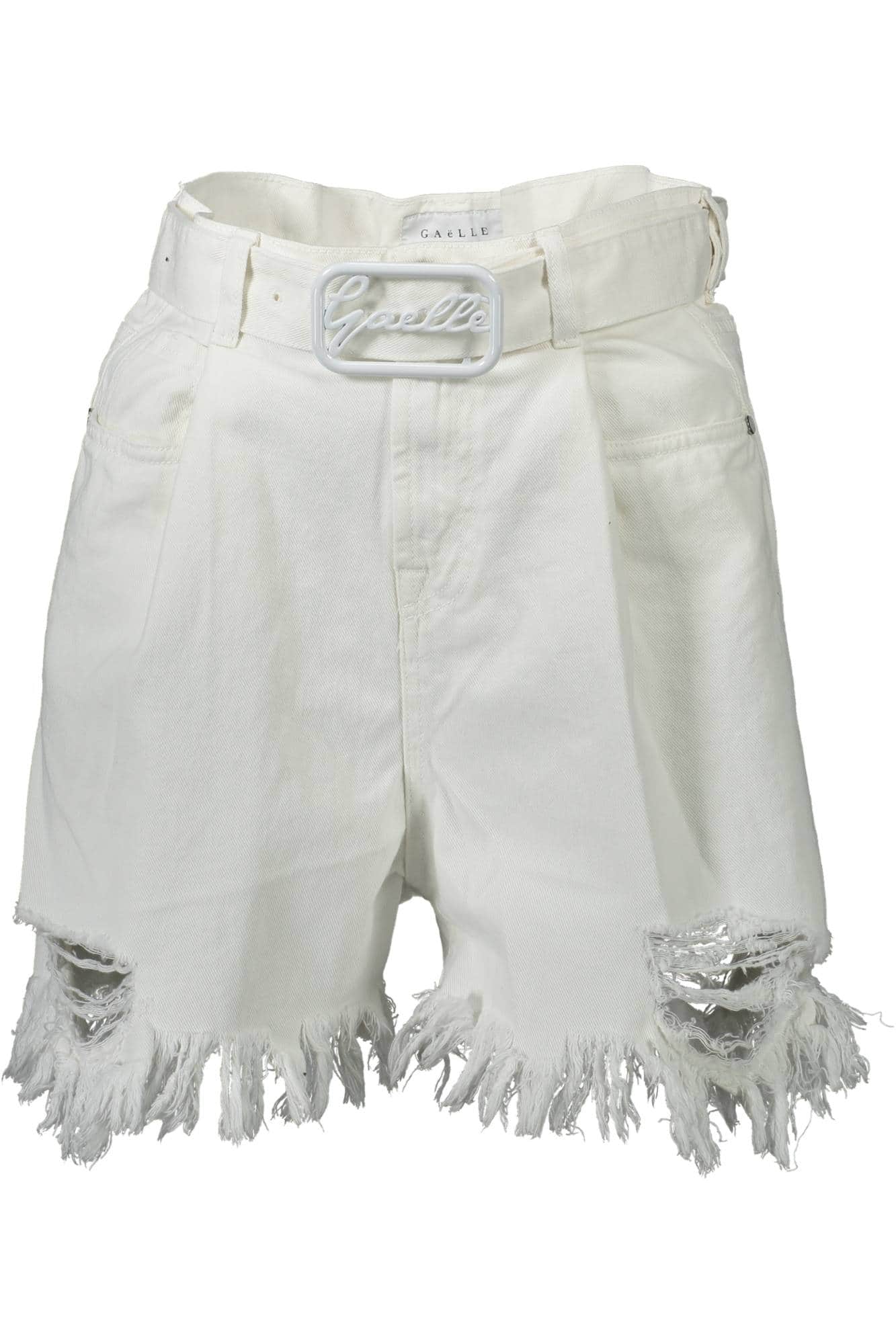 Gaelle Paris blanco mujer corto pantalón