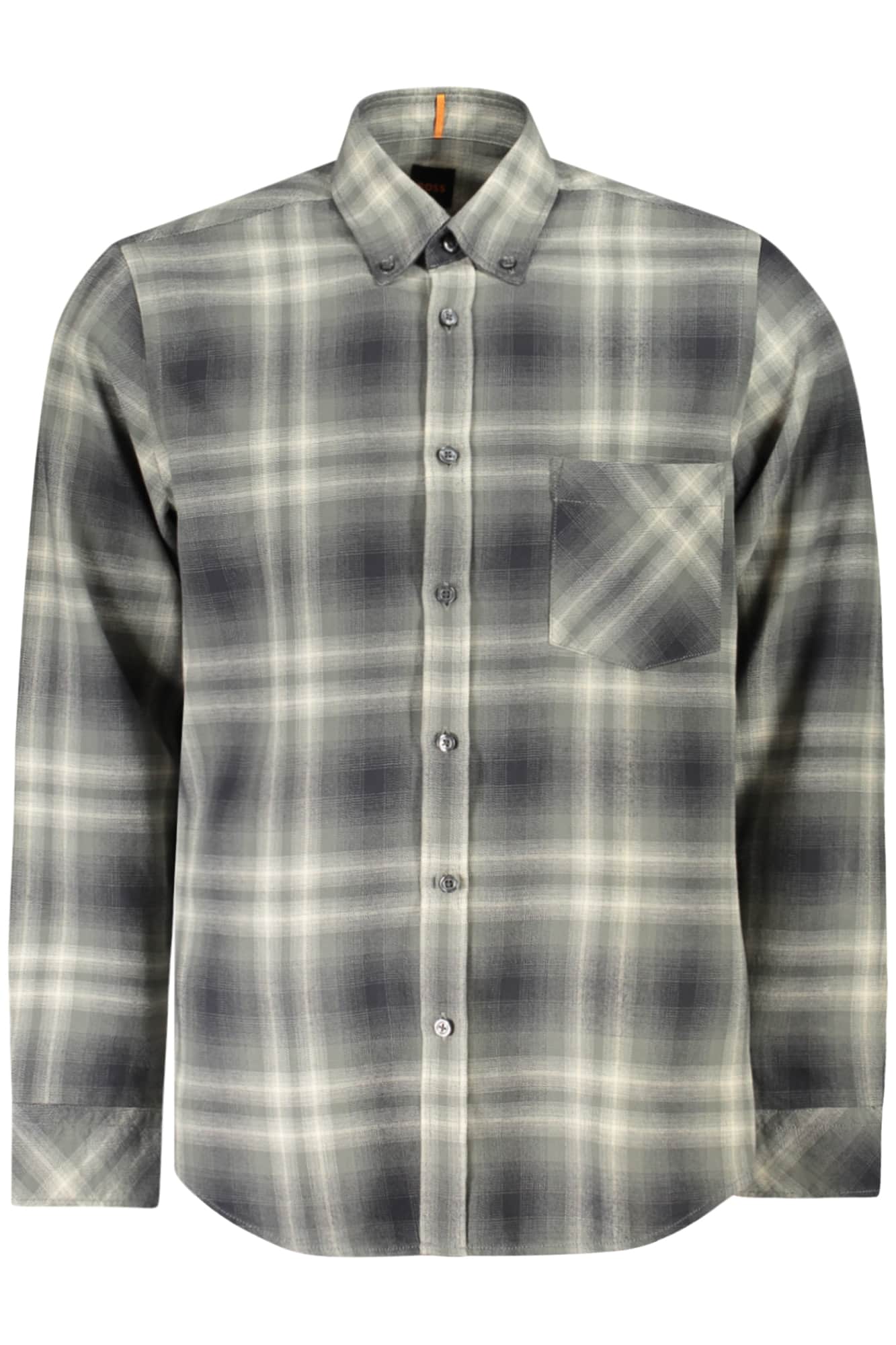 Hugo Boss manga larga camisa hombre verde