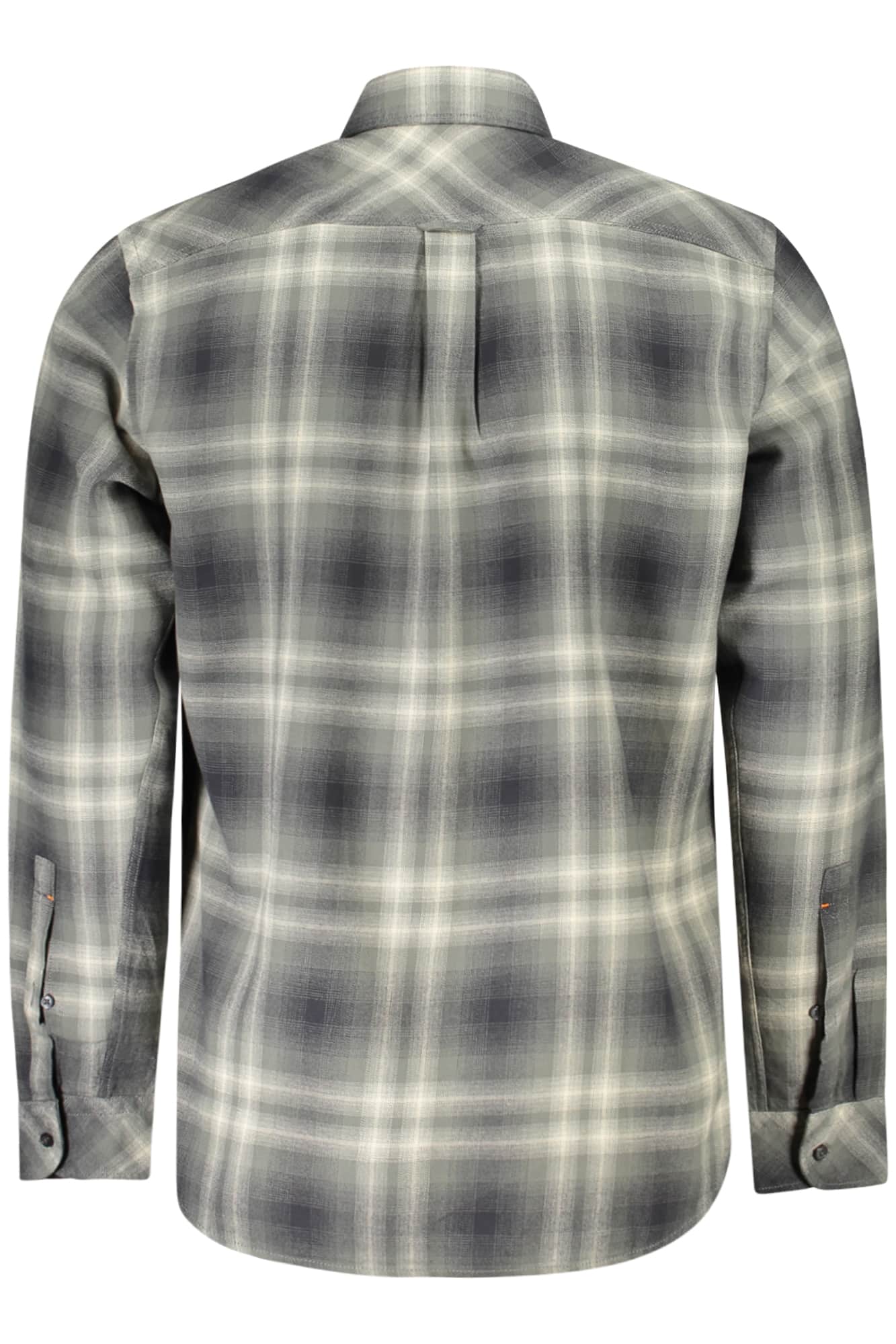 Hugo Boss manga larga camisa hombre verde