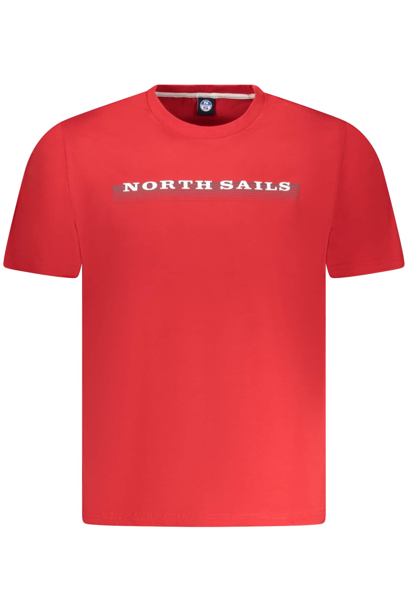 North Sails manga corta t-camisa hombre gris