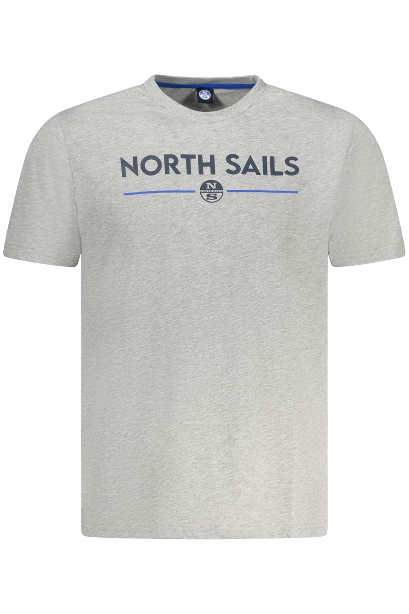 North Sails manga corta t-camisa hombre gris