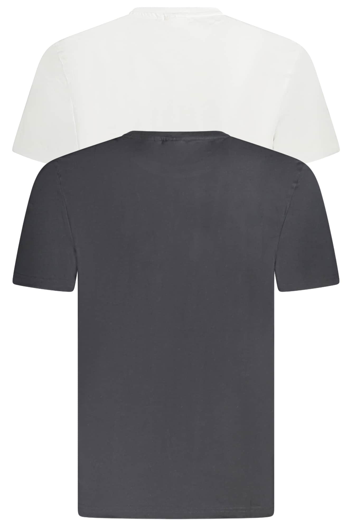 Fila manga corta t-camisa hombre blanco