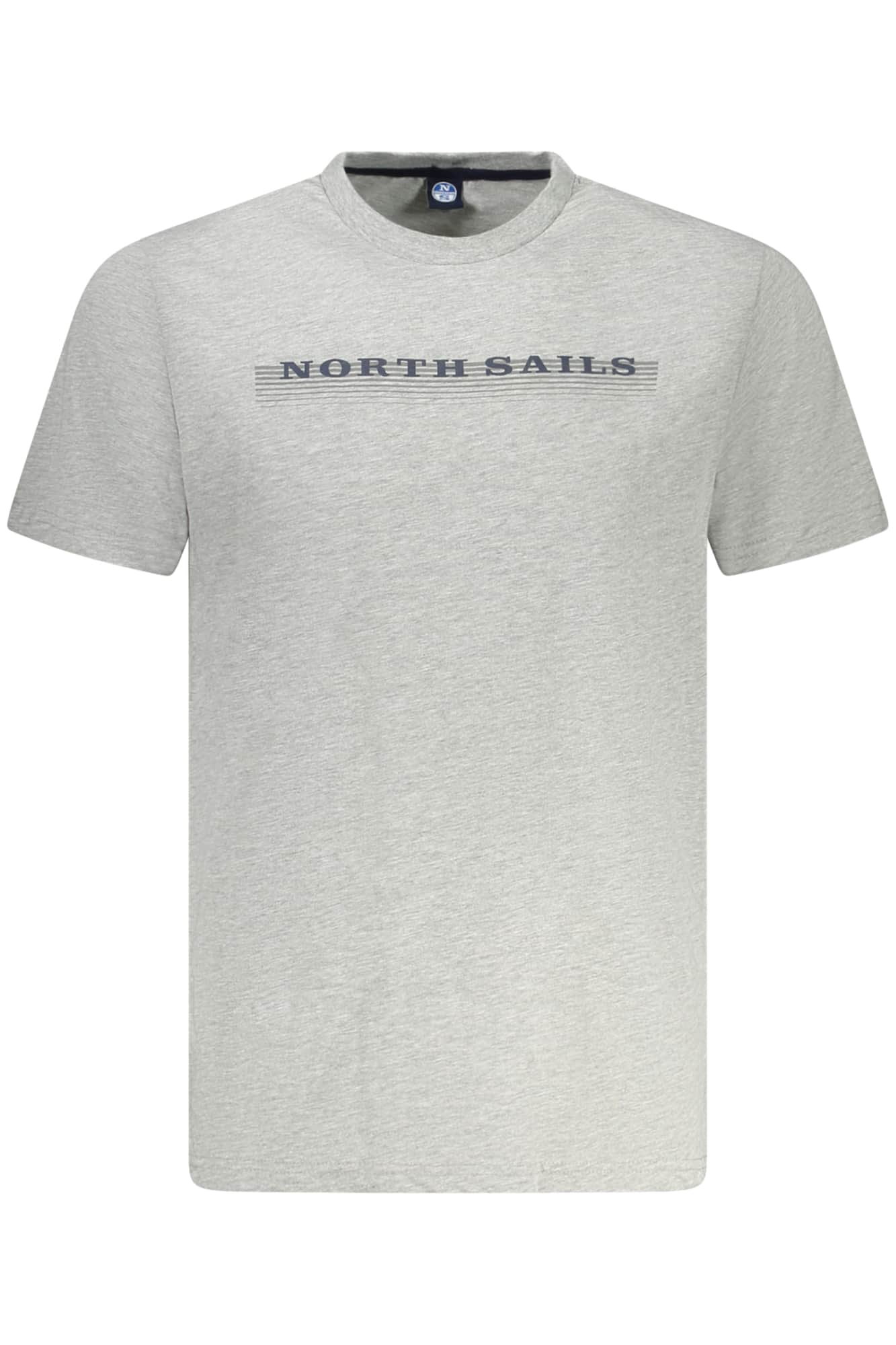 North Sails manga corta t-camisa hombre gris