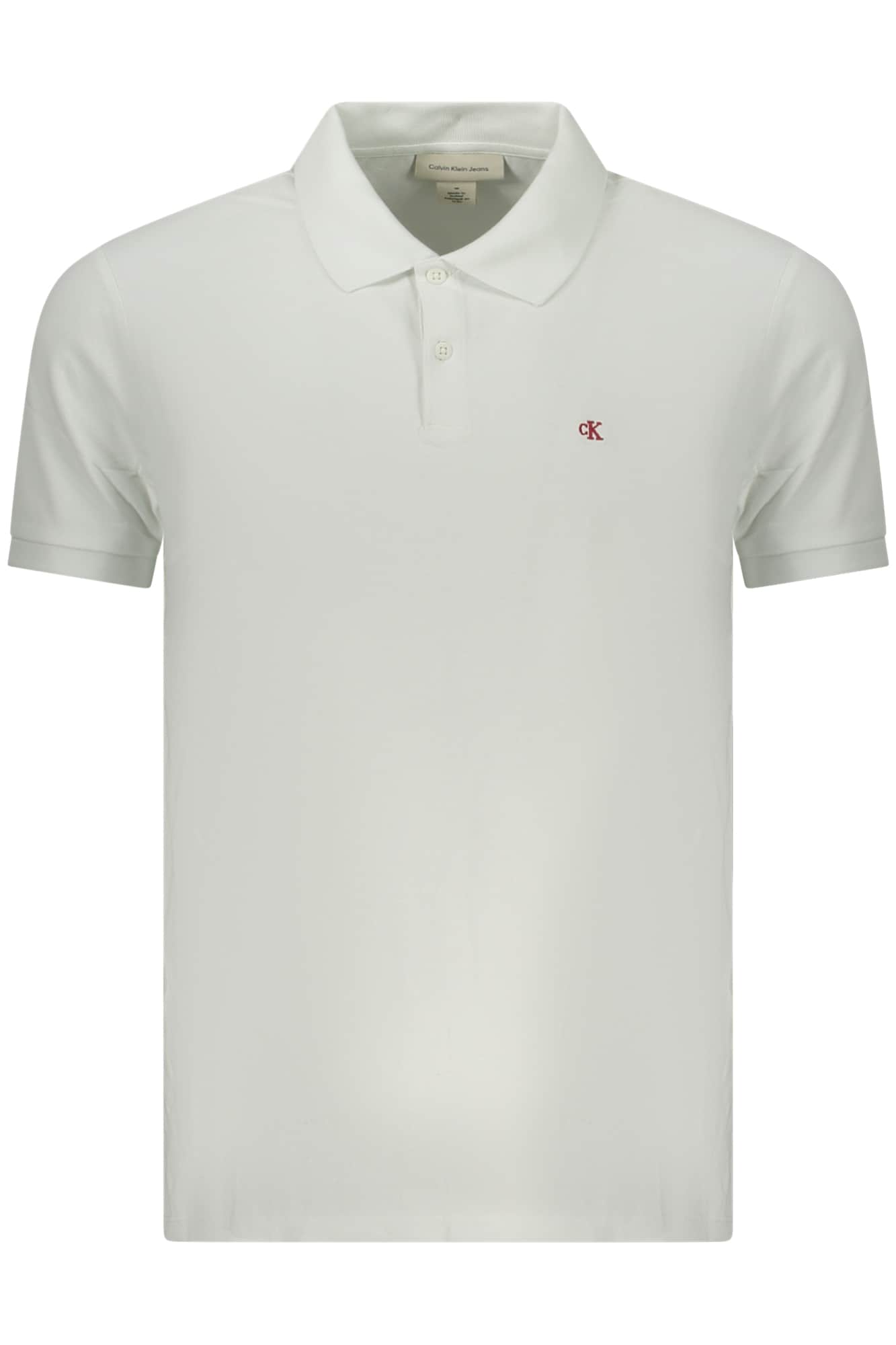 Calvin Klein polo manga corta hombre blanco
