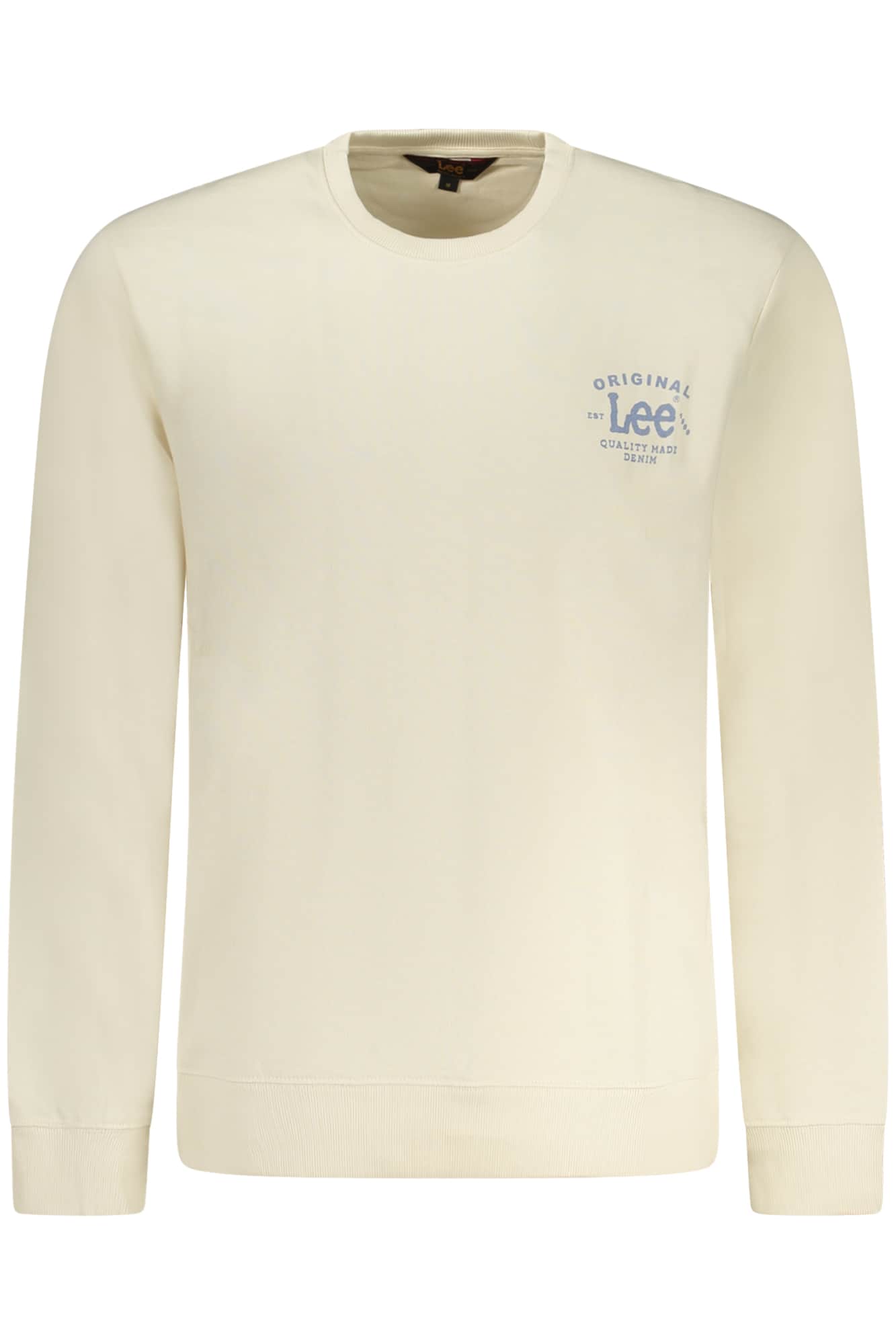 Lee hombre con cremallera sudadera beige