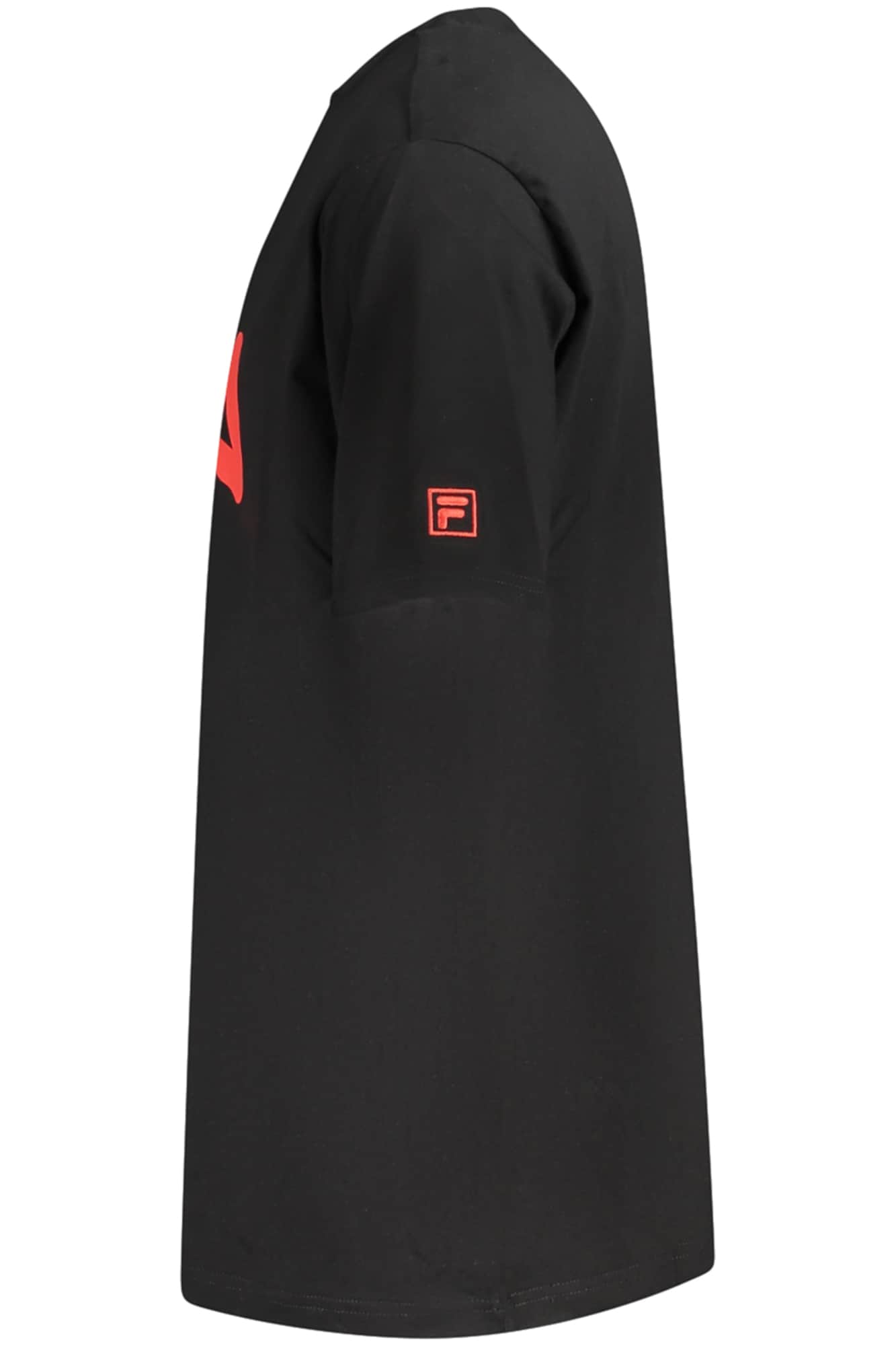 Fila hombre manga corta t-camisa negro