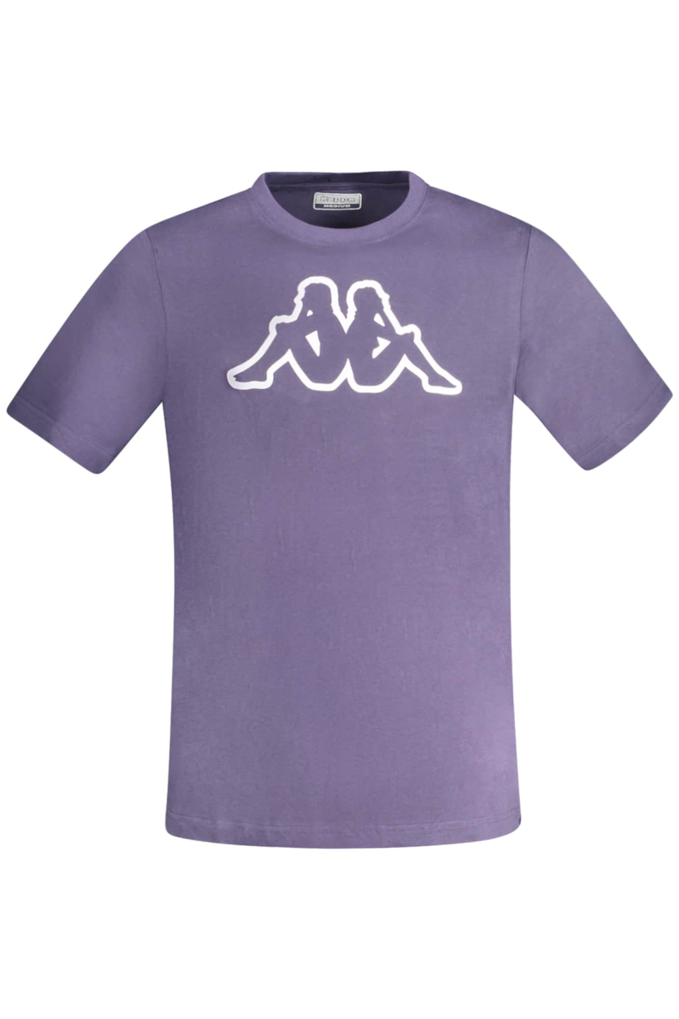 Kappa manga corta t-camisa hombre azul