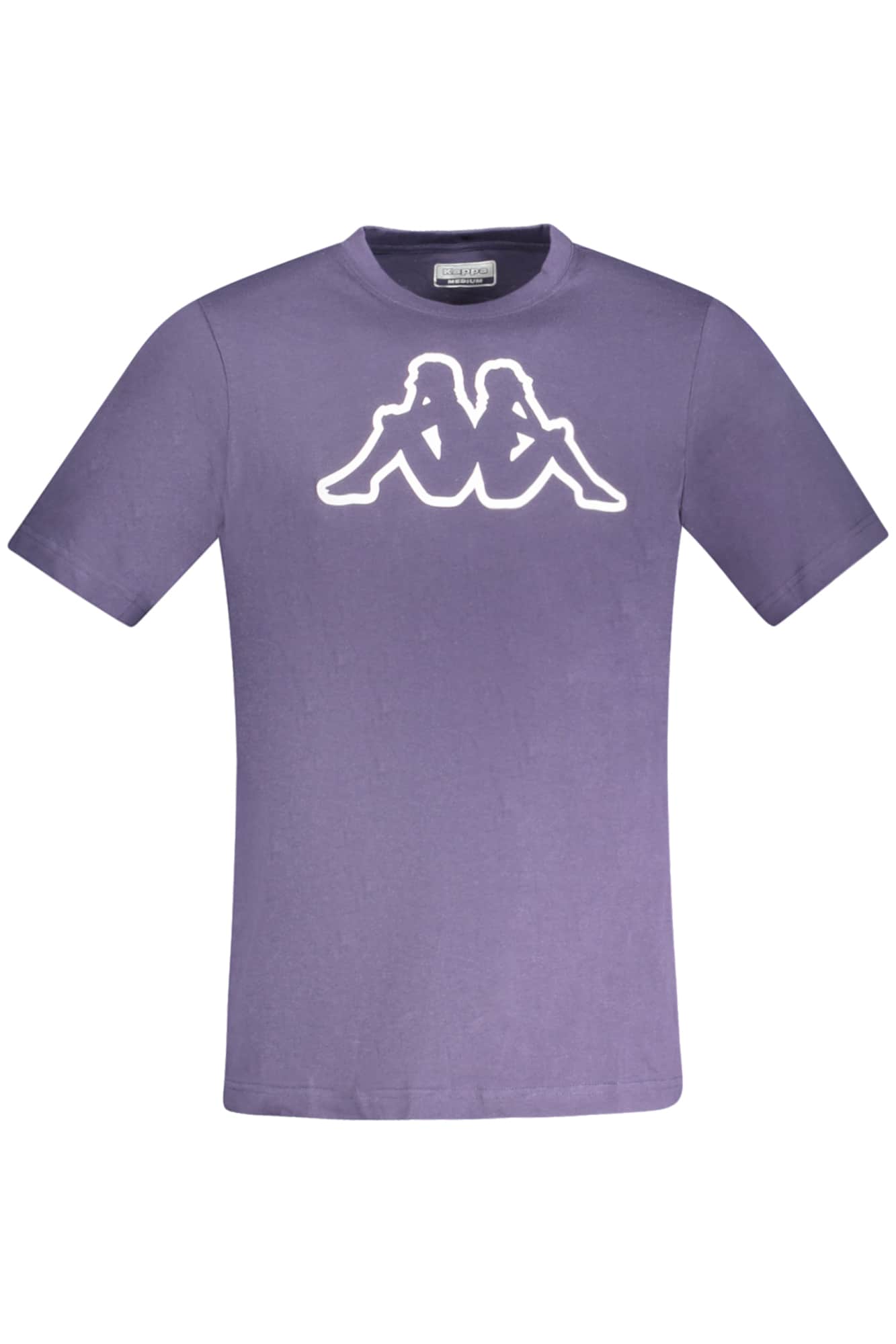 Kappa manga corta t-camisa hombre azul