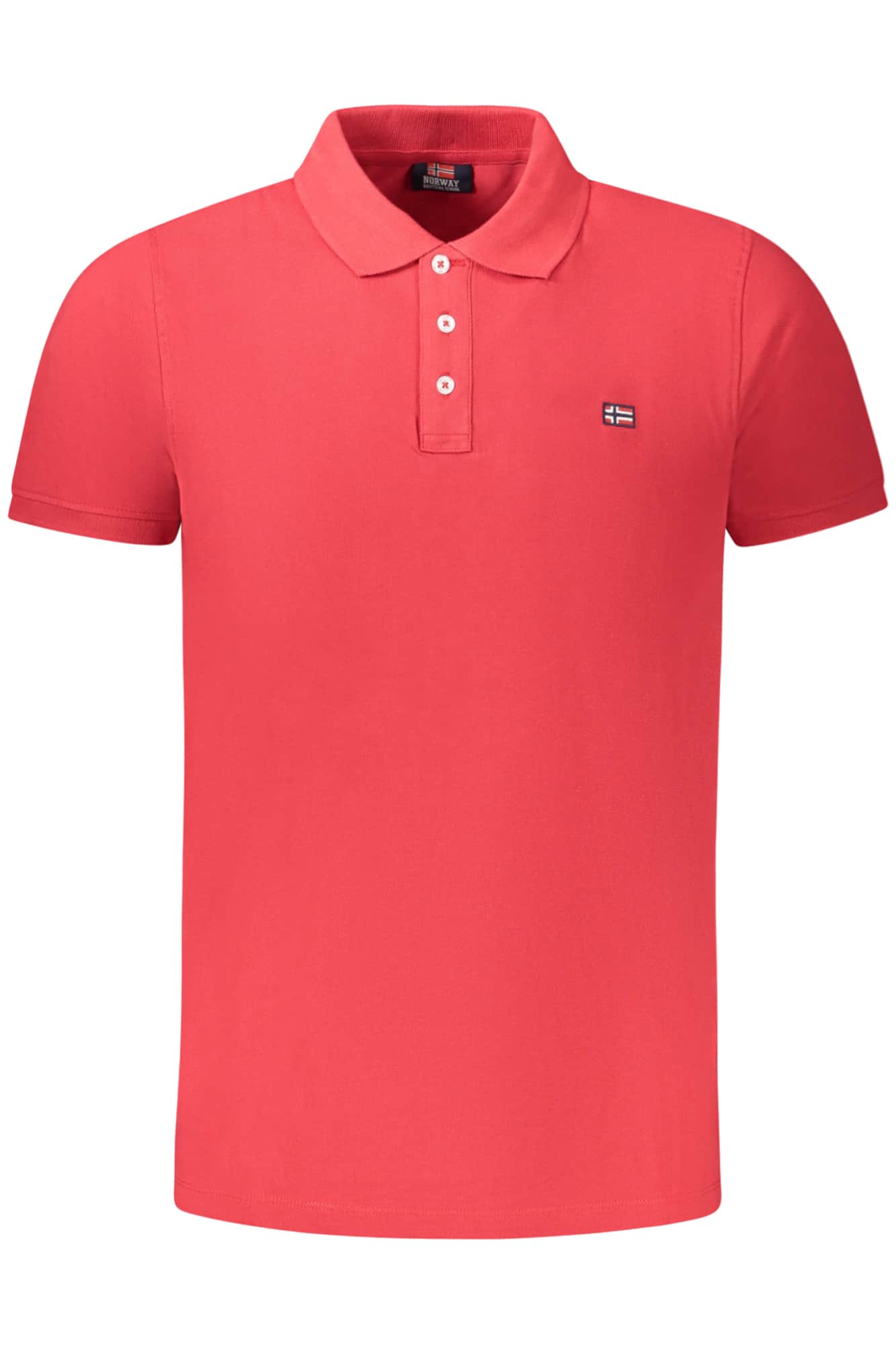Norway 1963 hombre manga corta polo, verde