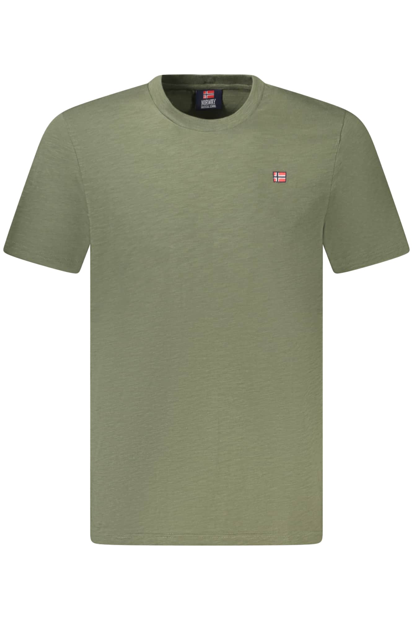 Norway 1963 hombre manga corta t-camisa verde
