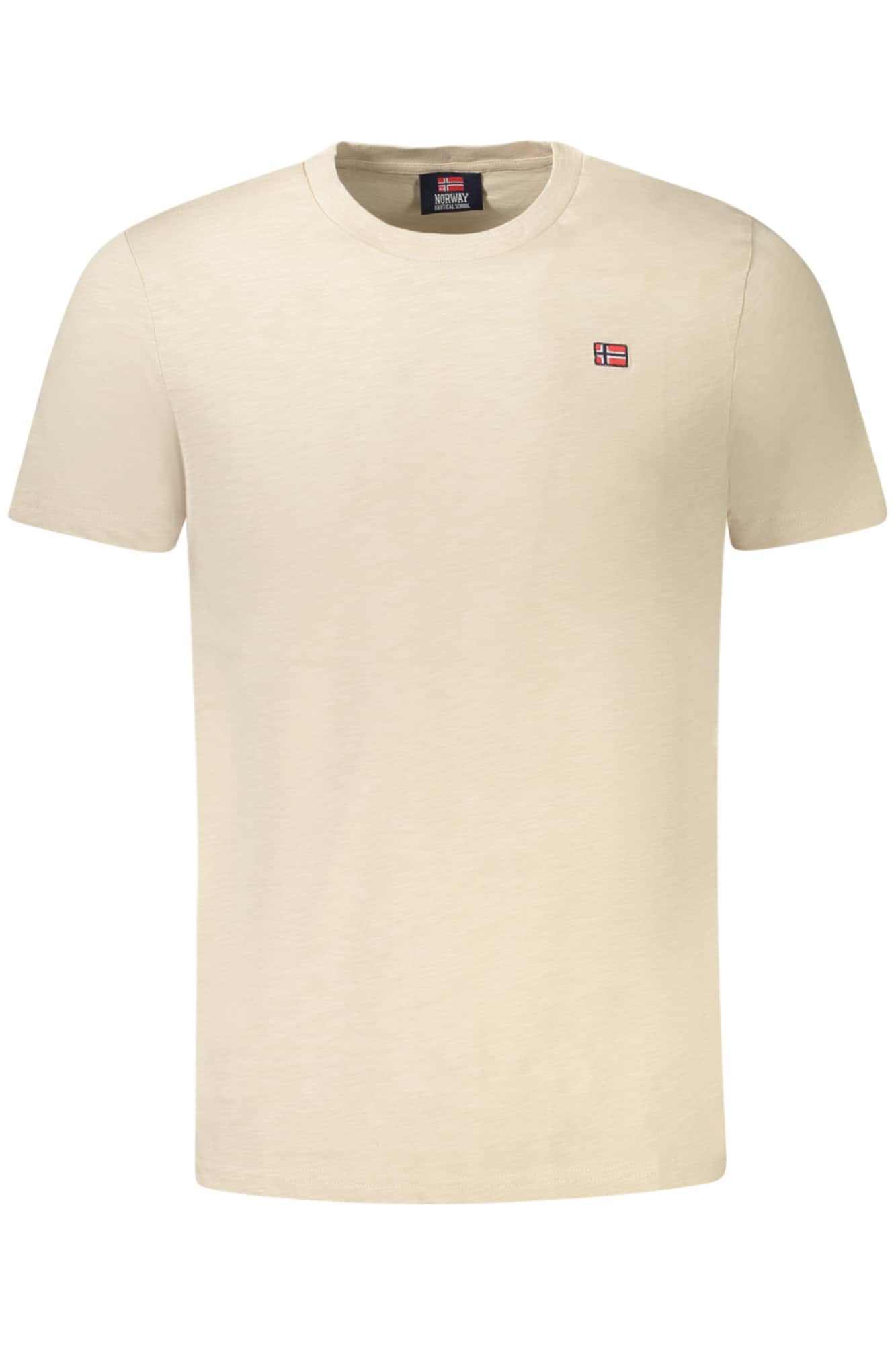 Norway 1963 hombre manga corta t-camisa beige