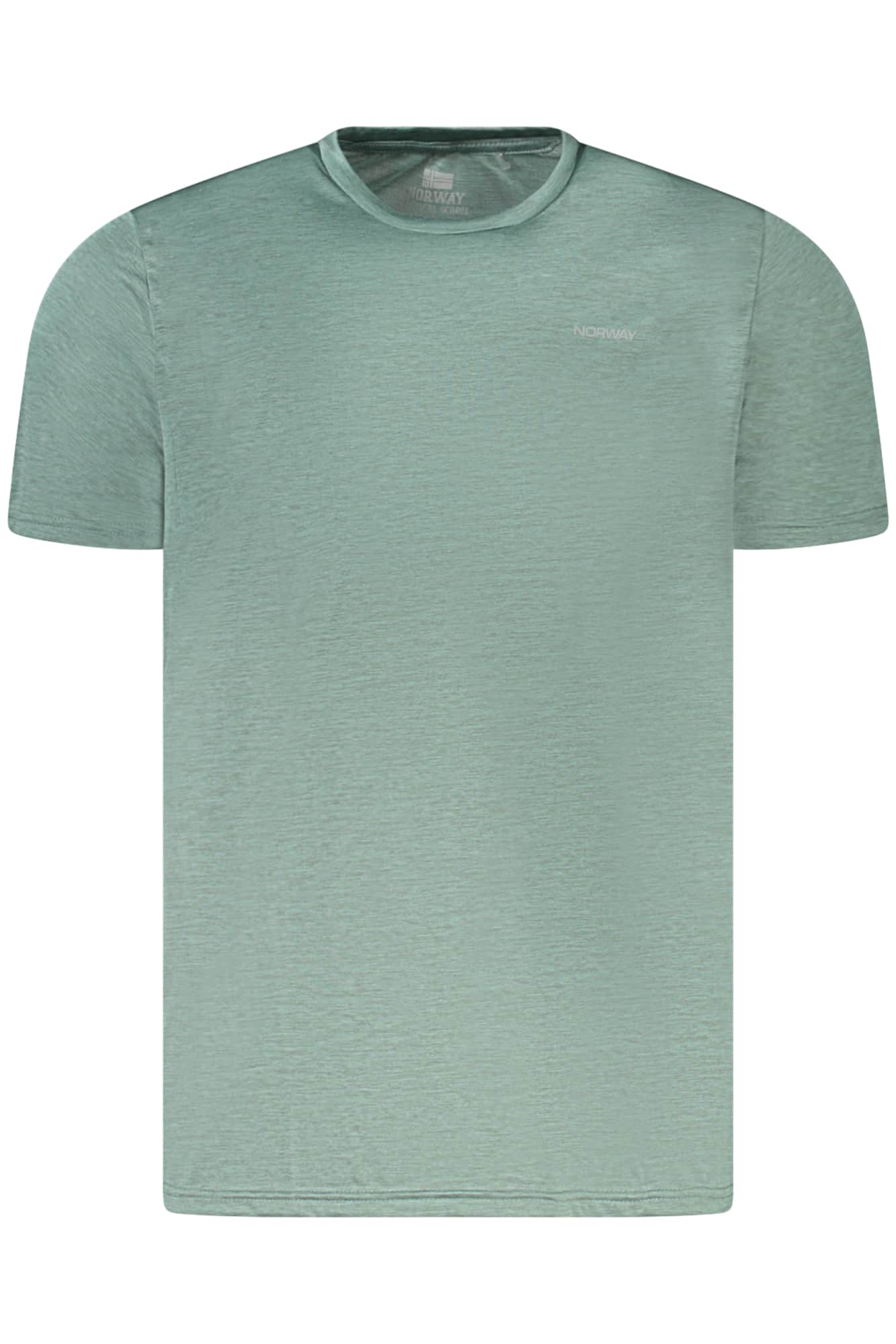 Norway 1963 hombre manga corta t-camisa azul