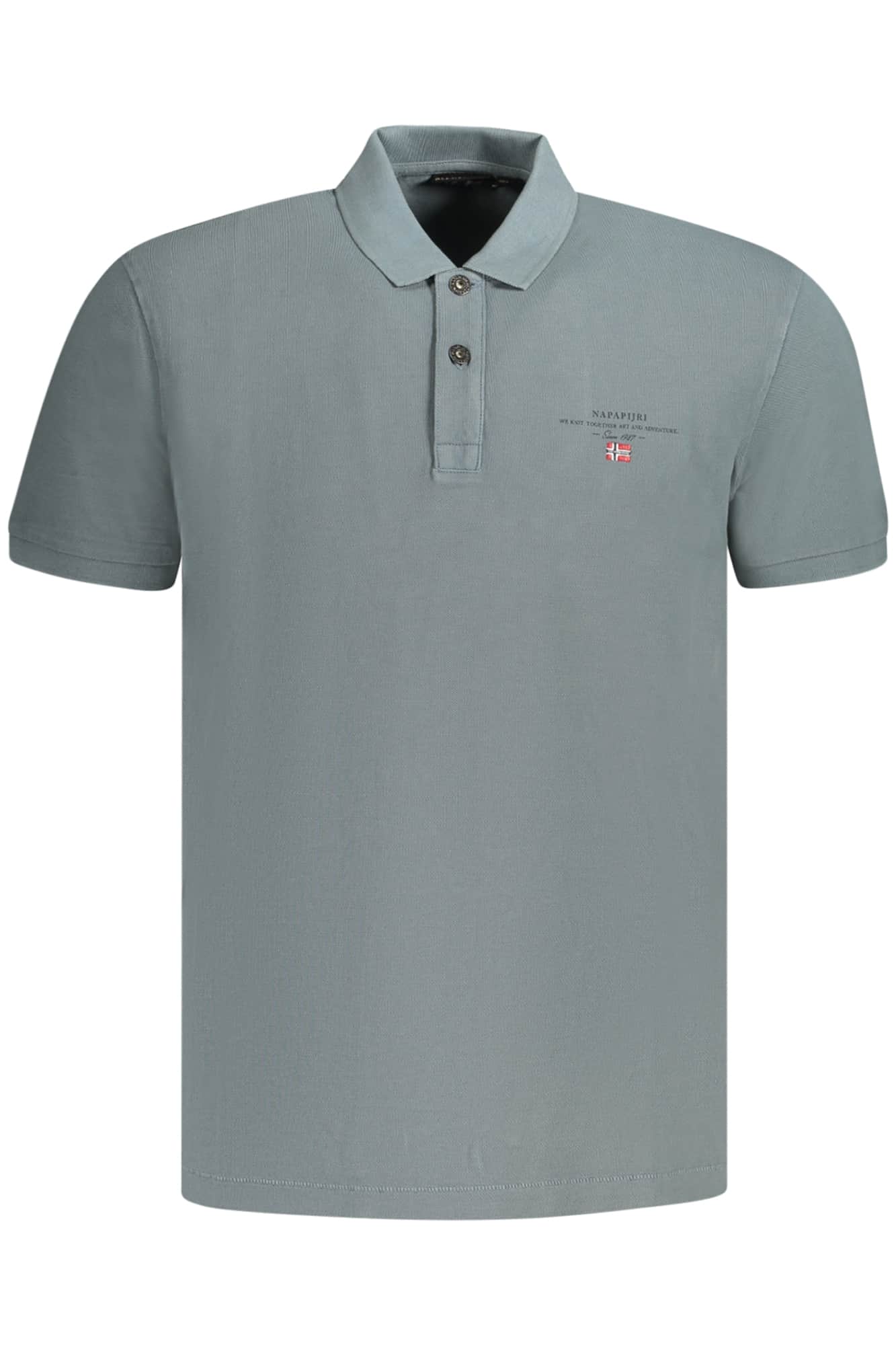 Napapijri polo manga corta hombre gris