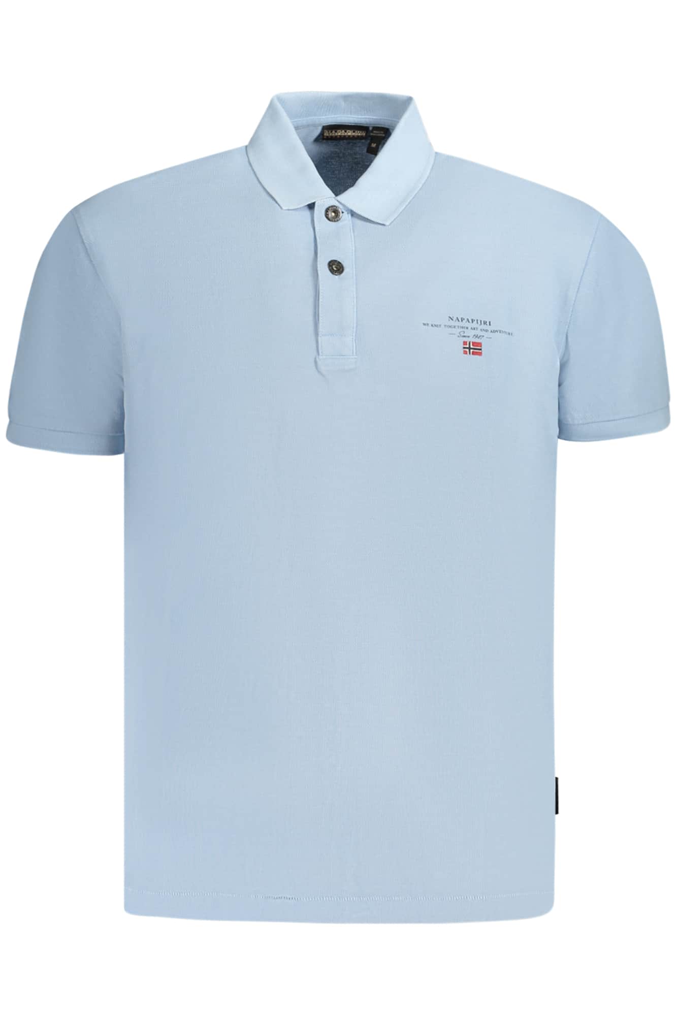 Napapijri hombre gris manga corta polo