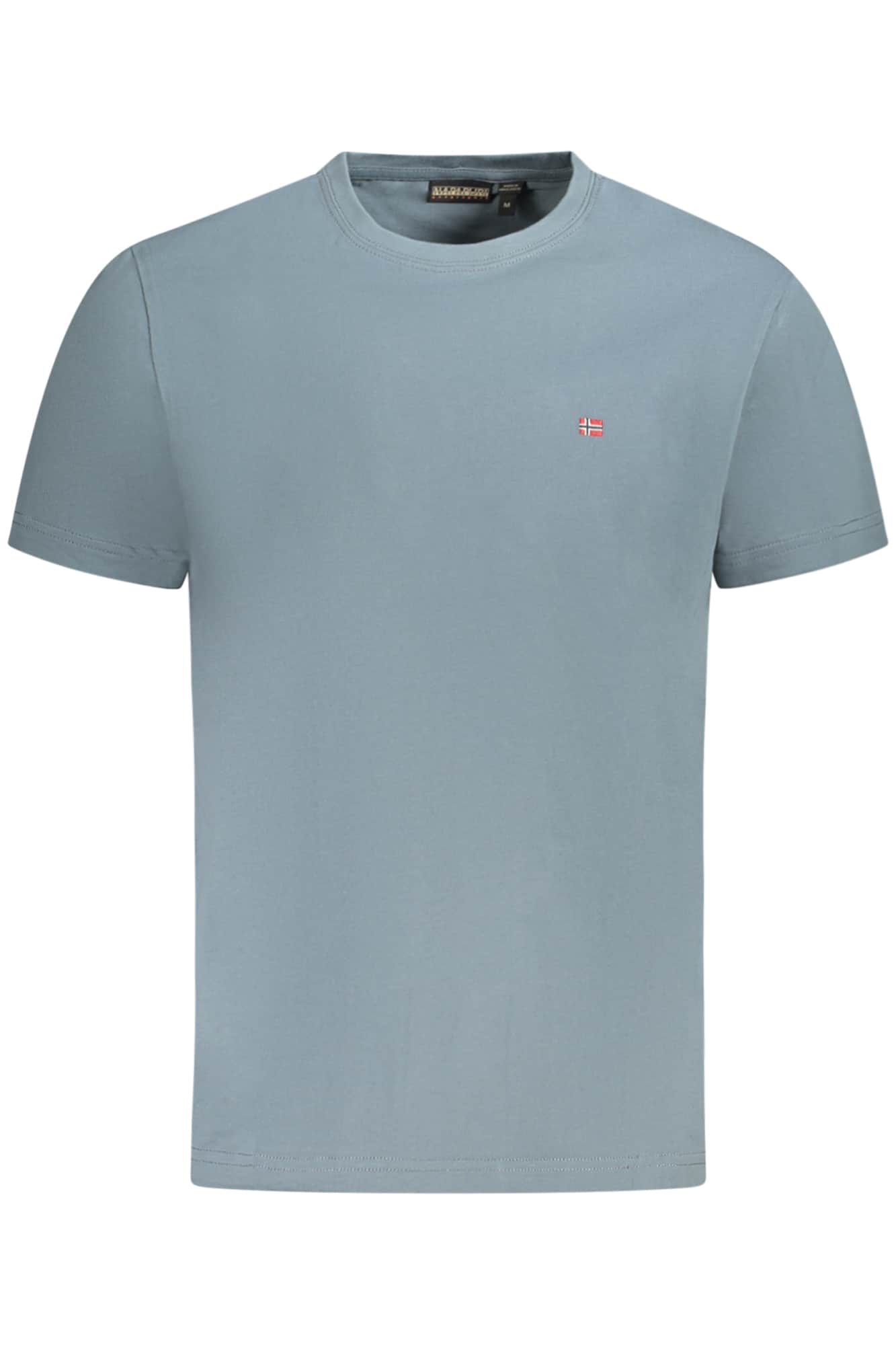 Napapijri manga corta t-camisa hombre gris