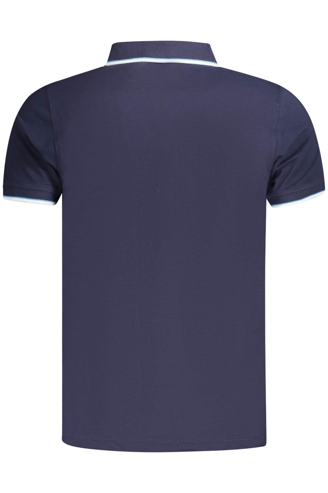Norway 1963 hombre manga corta polo azul