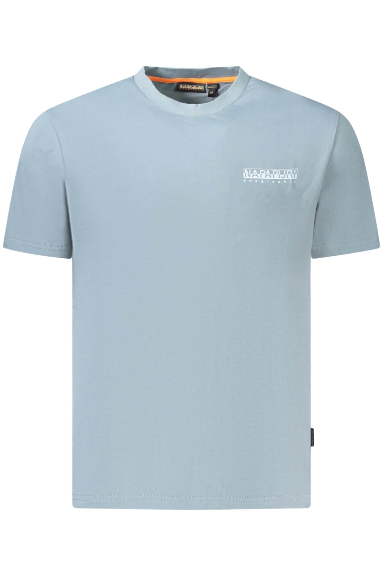 Napapijri manga corta t-camisa hombre gris
