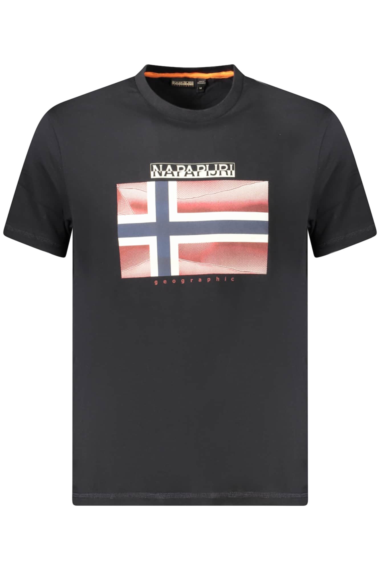 Napapijri manga corta t-camisa hombre azul