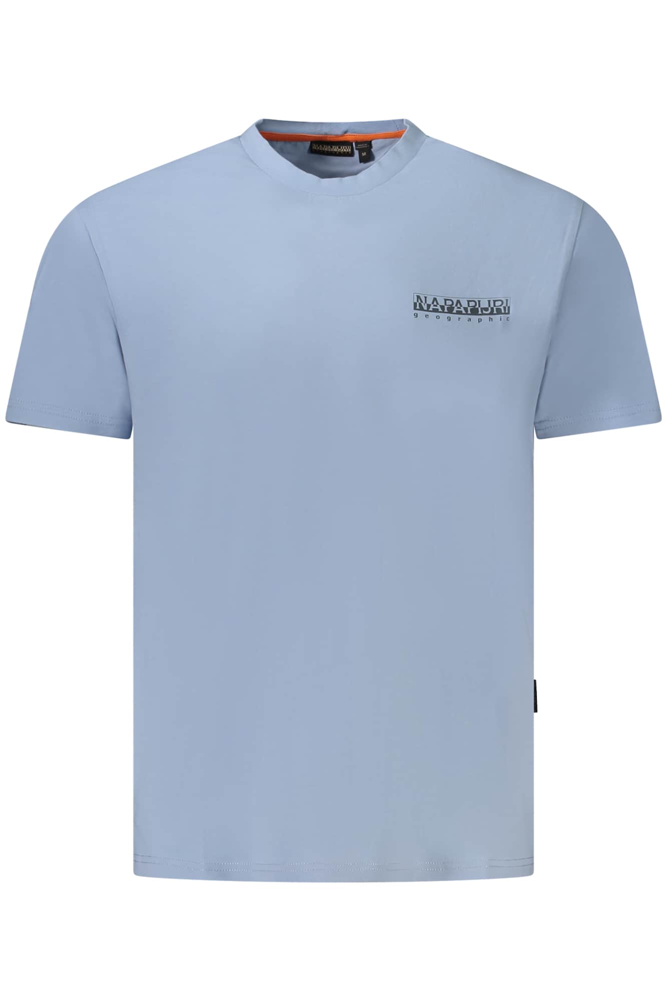 Napapijri manga corta t-camisa hombre gris