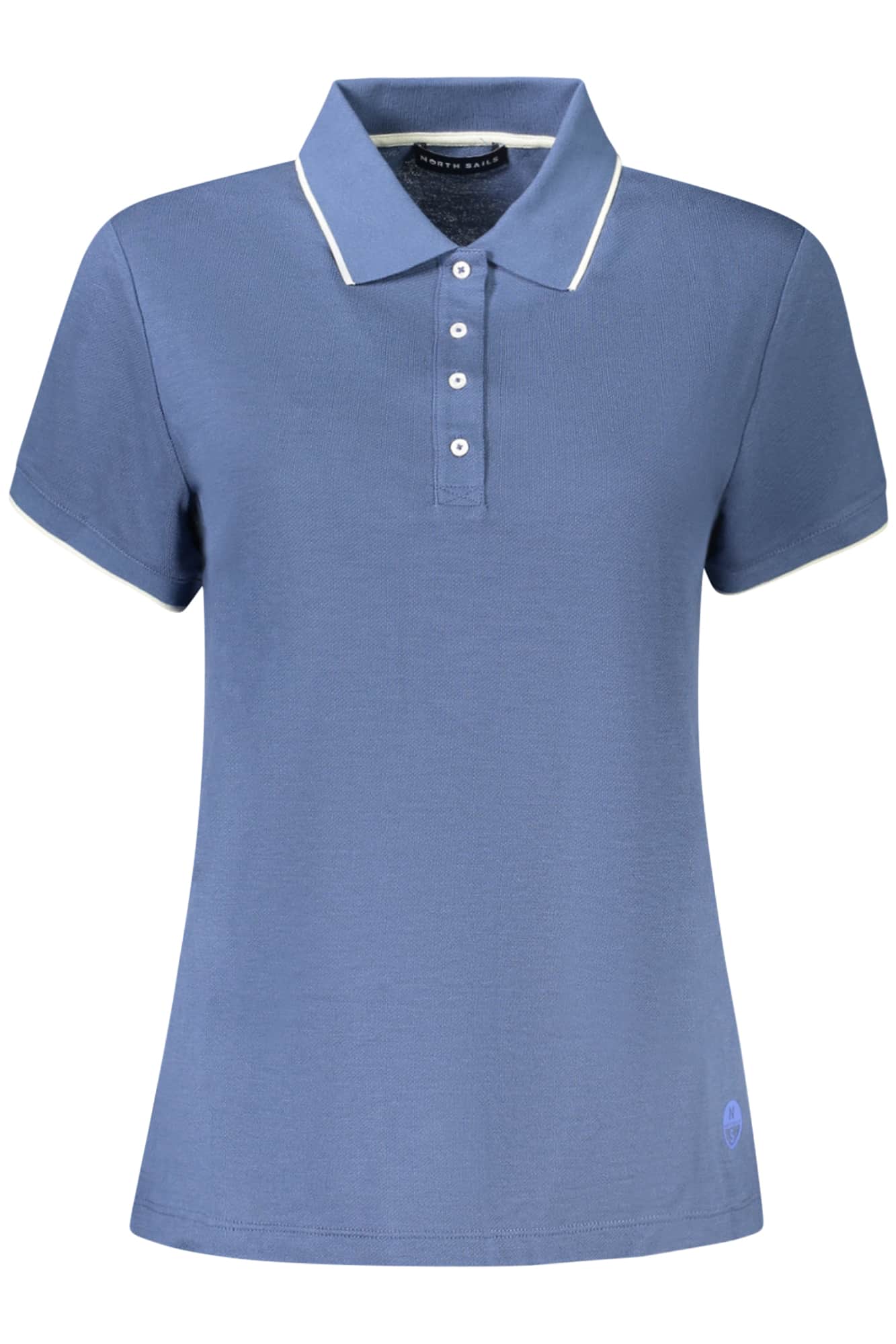 North Sails mujer manga corta polo azul
