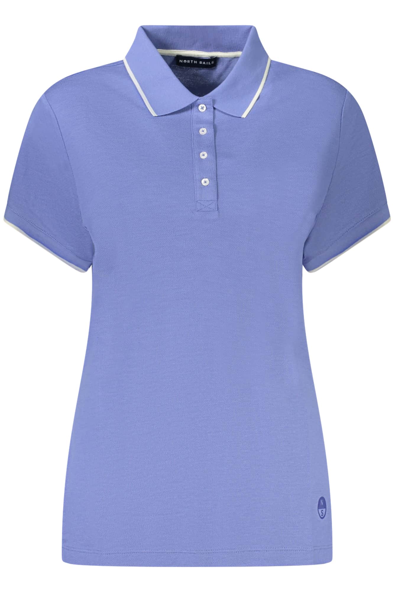 North Sails mujer manga corta polo azul