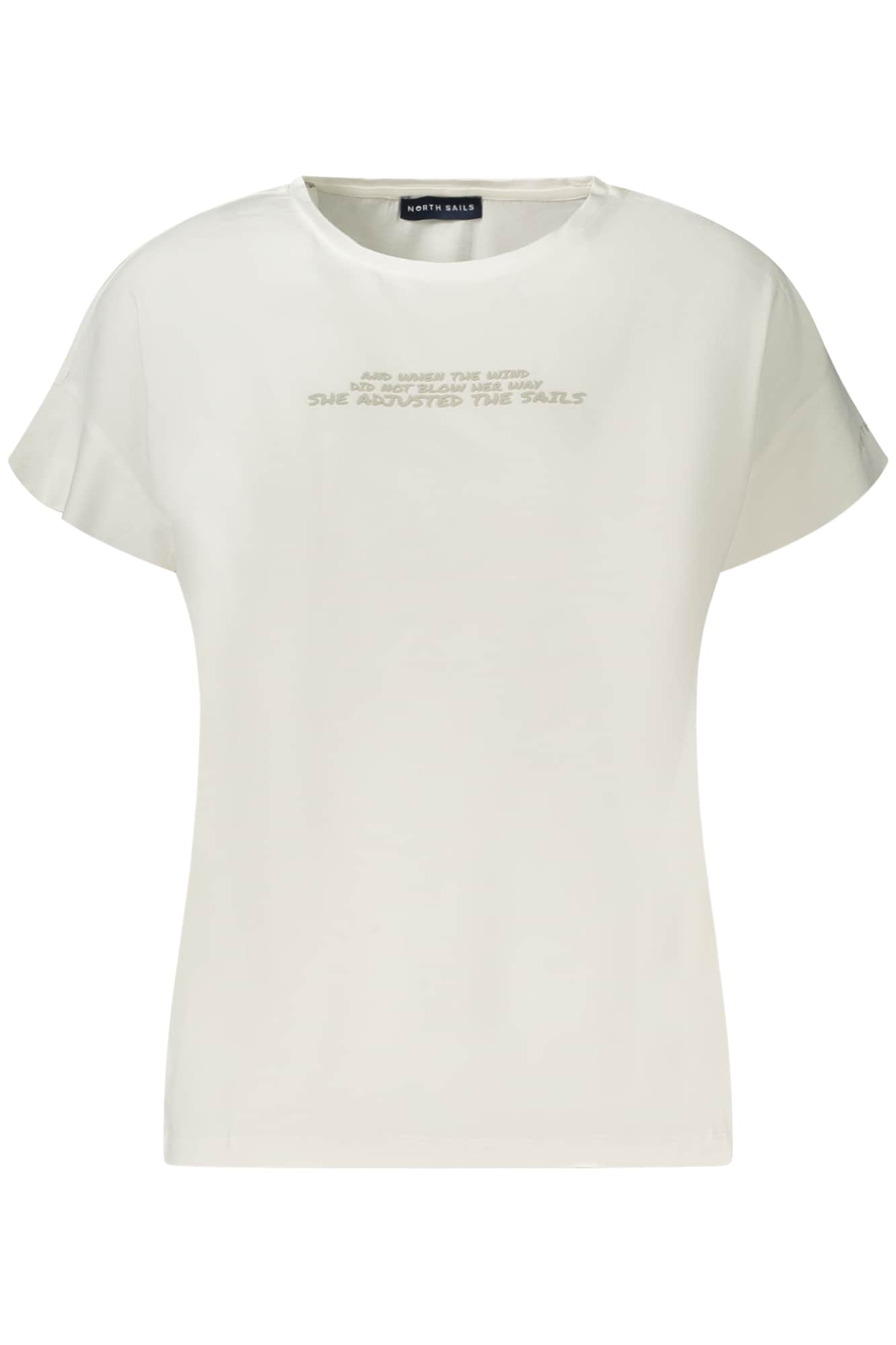 North Sails verde mujer manga corta t-camisa