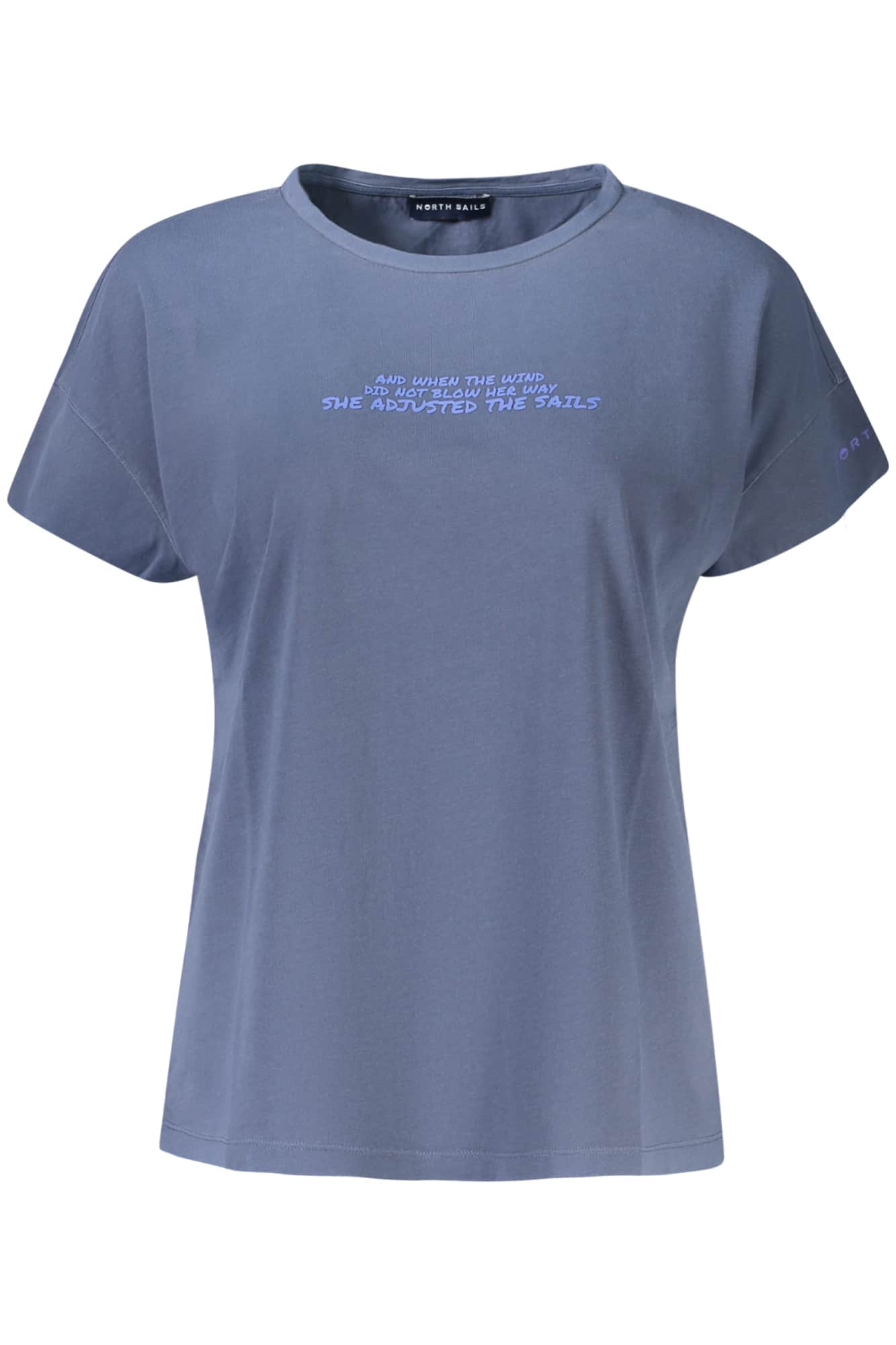 North Sails mujer manga corta t-camisa azul