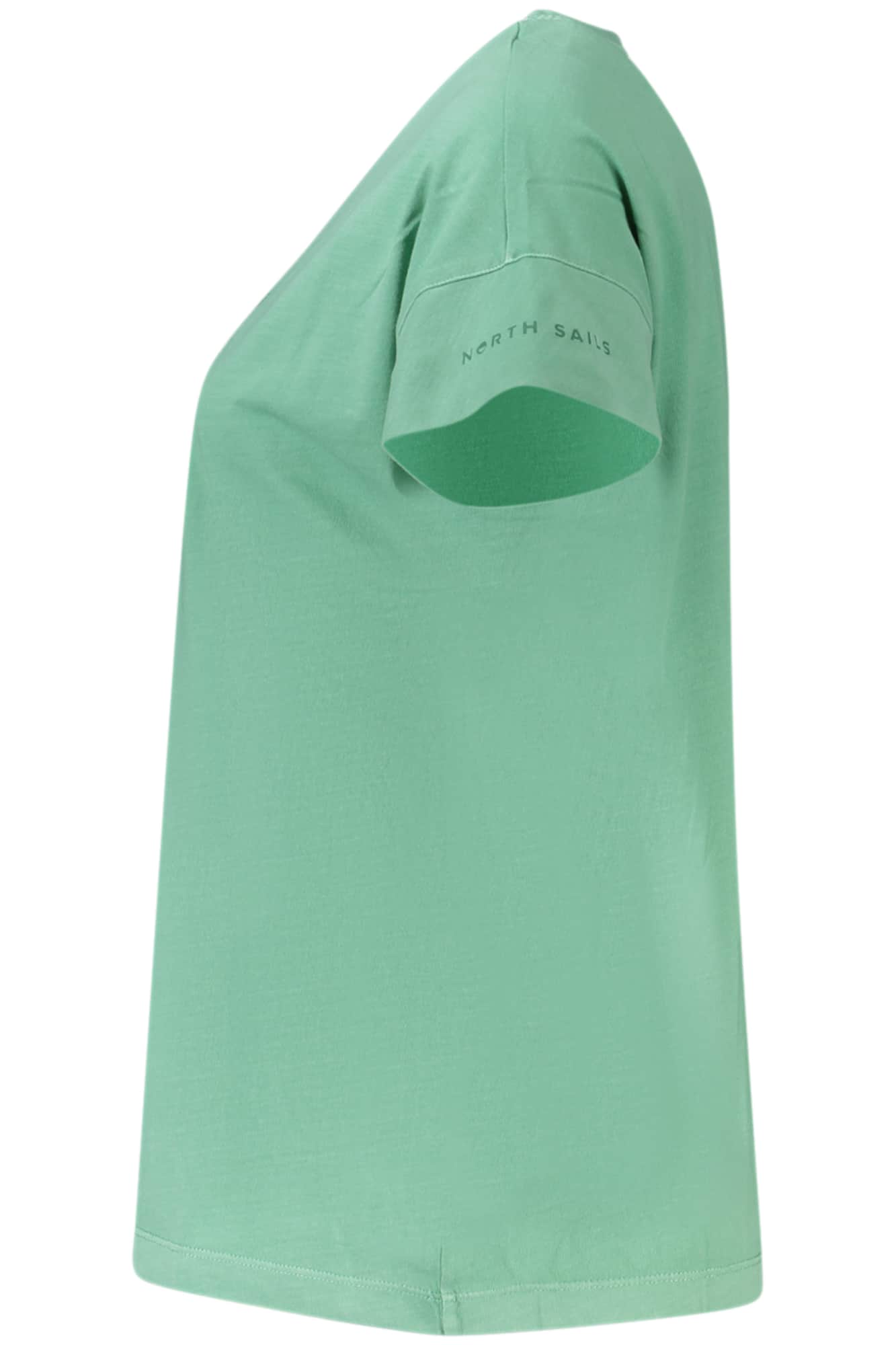 North Sails verde mujer manga corta t-camisa