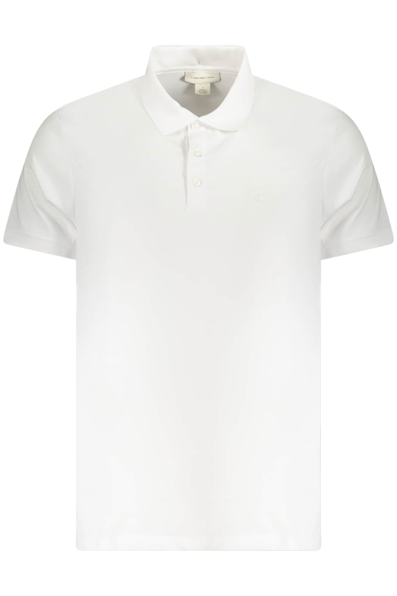 Calvin Klein hombre manga corta polo blanco