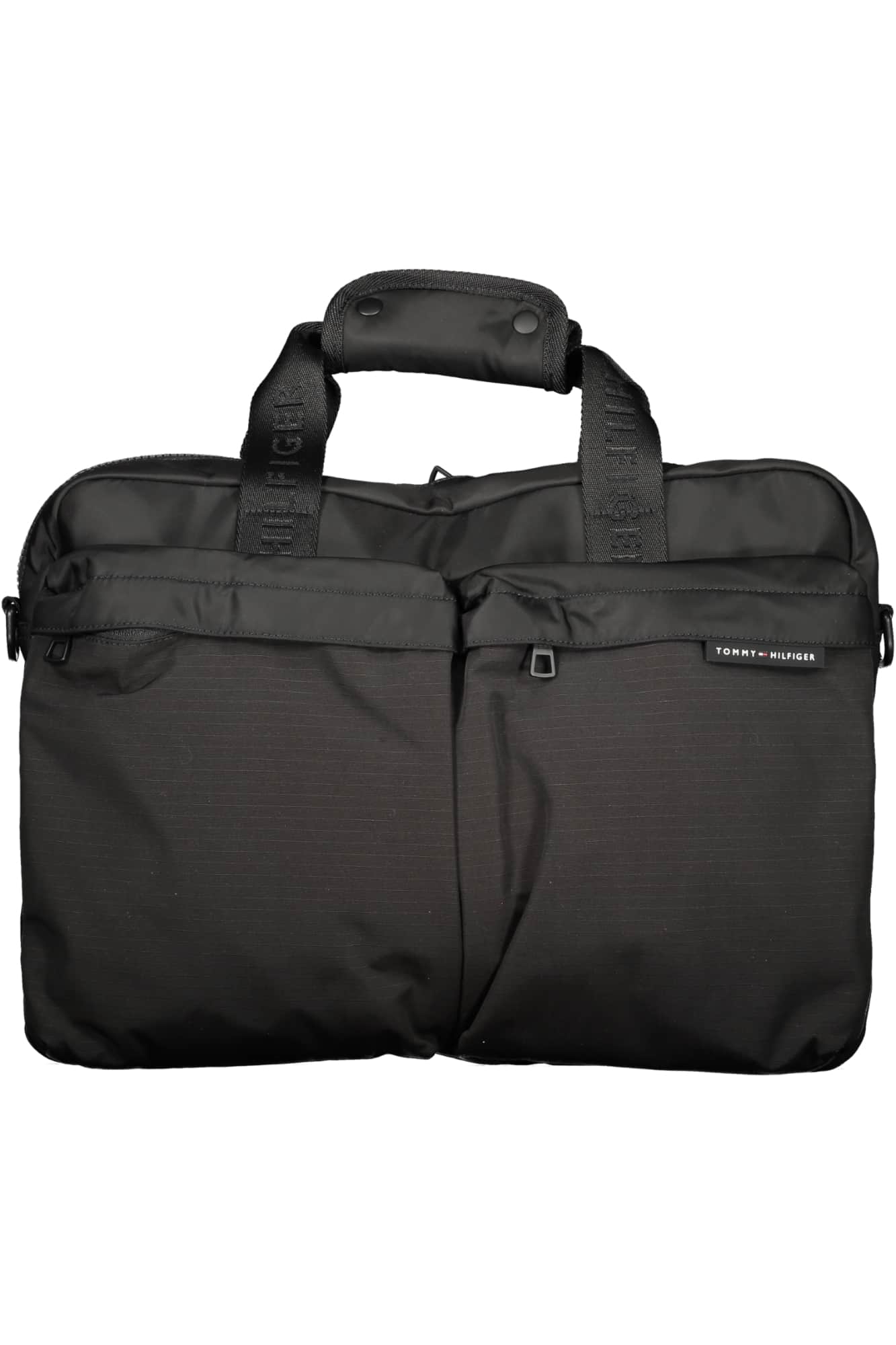 Tommy Hilfiger hombre maletín negro