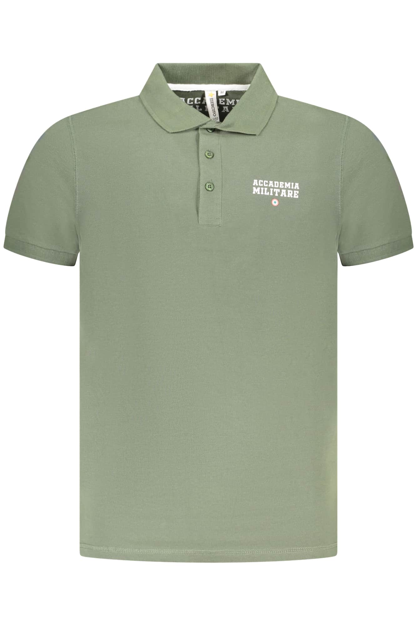 Military academy negro hombre manga corta polo
