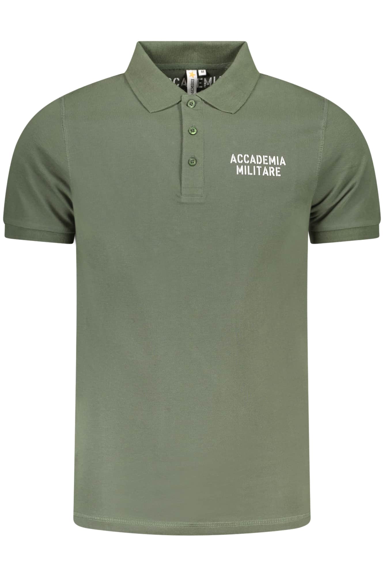 Military academy hombre azul manga corta polo