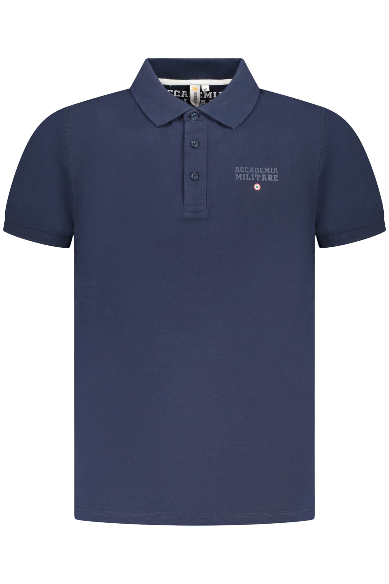 Military academy negro hombre manga corta polo