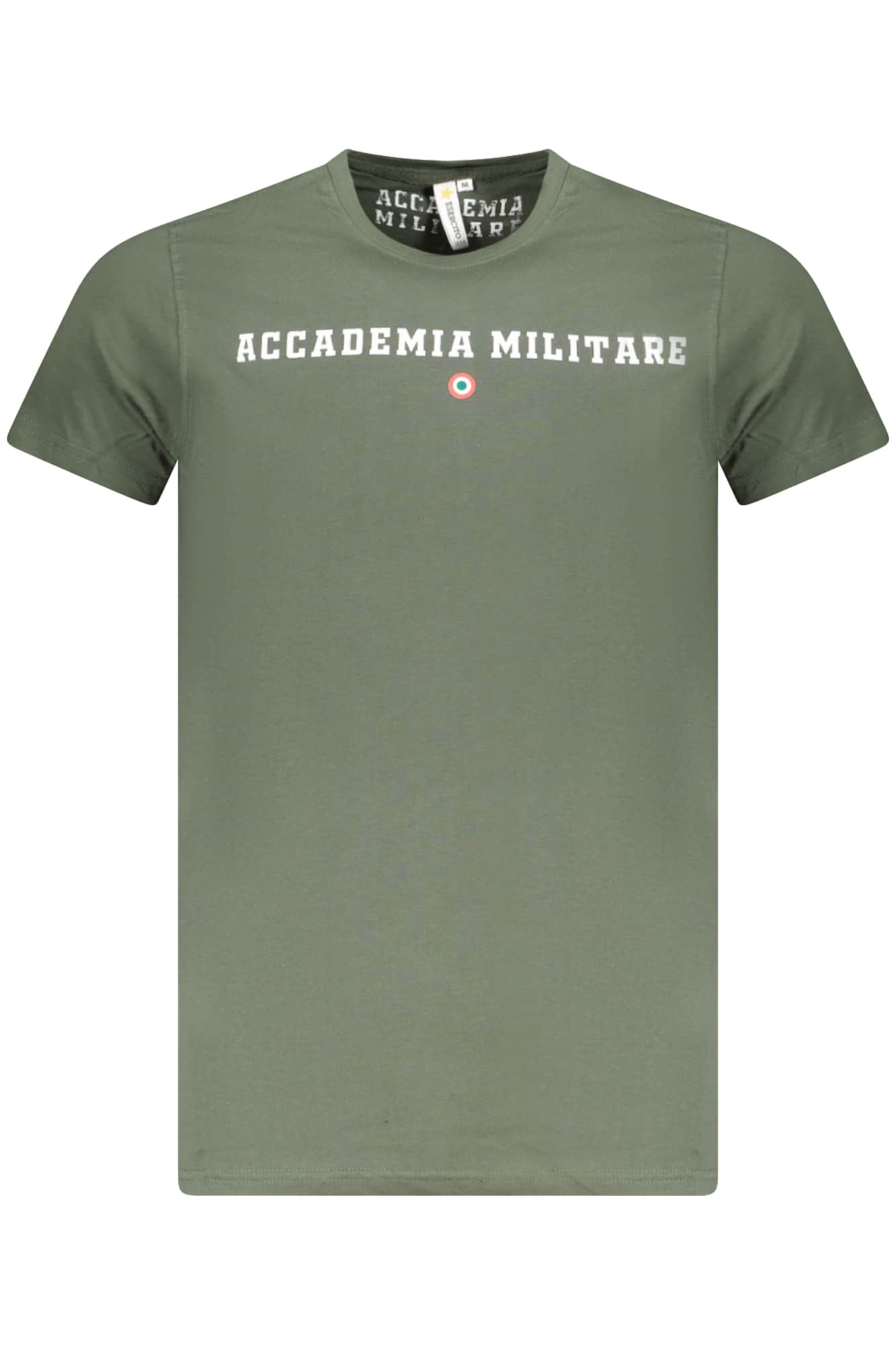Military academy hombre manga corta t-camisa azul